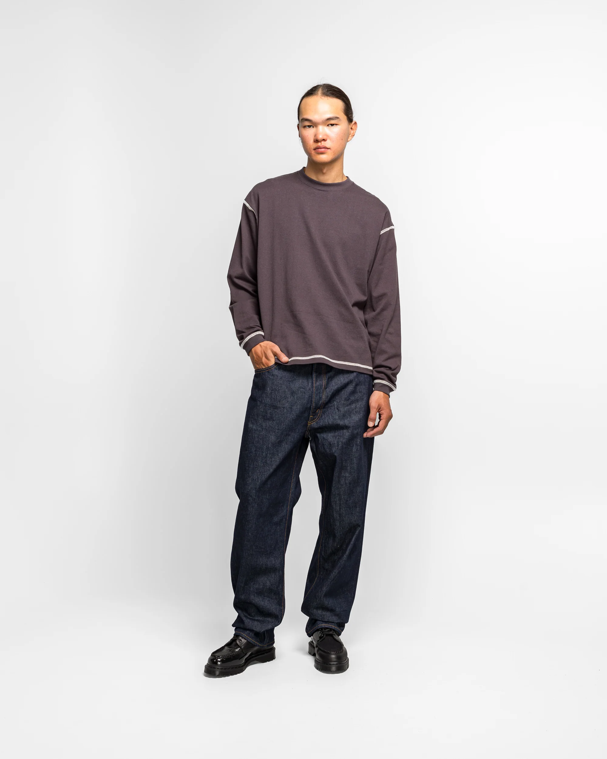 101 Dad's Fit Denim Pants - One Wash - Image 5