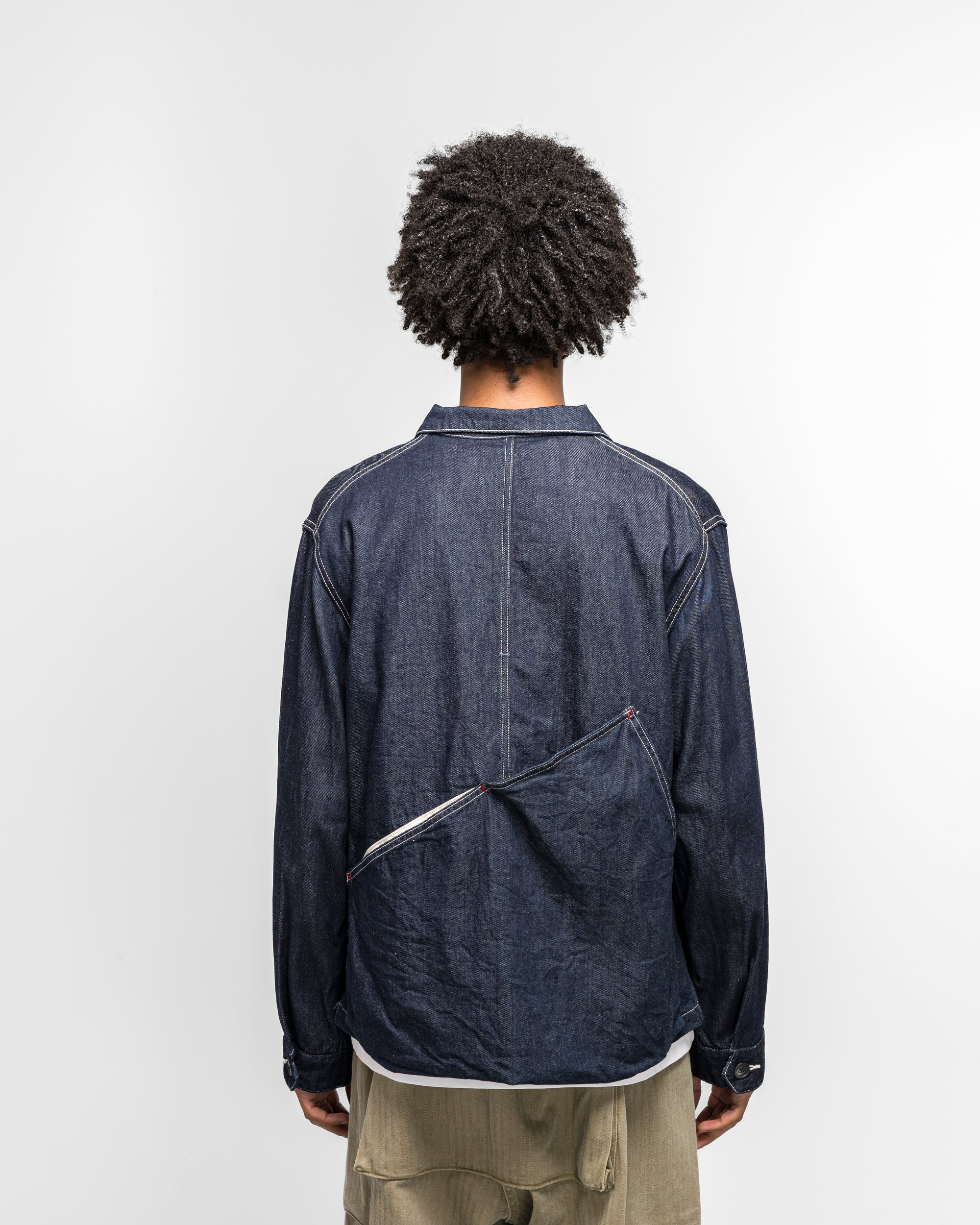 11.5ozDenim x 8ozDenim RINGOMAN Coverall - Indigo - Image 4