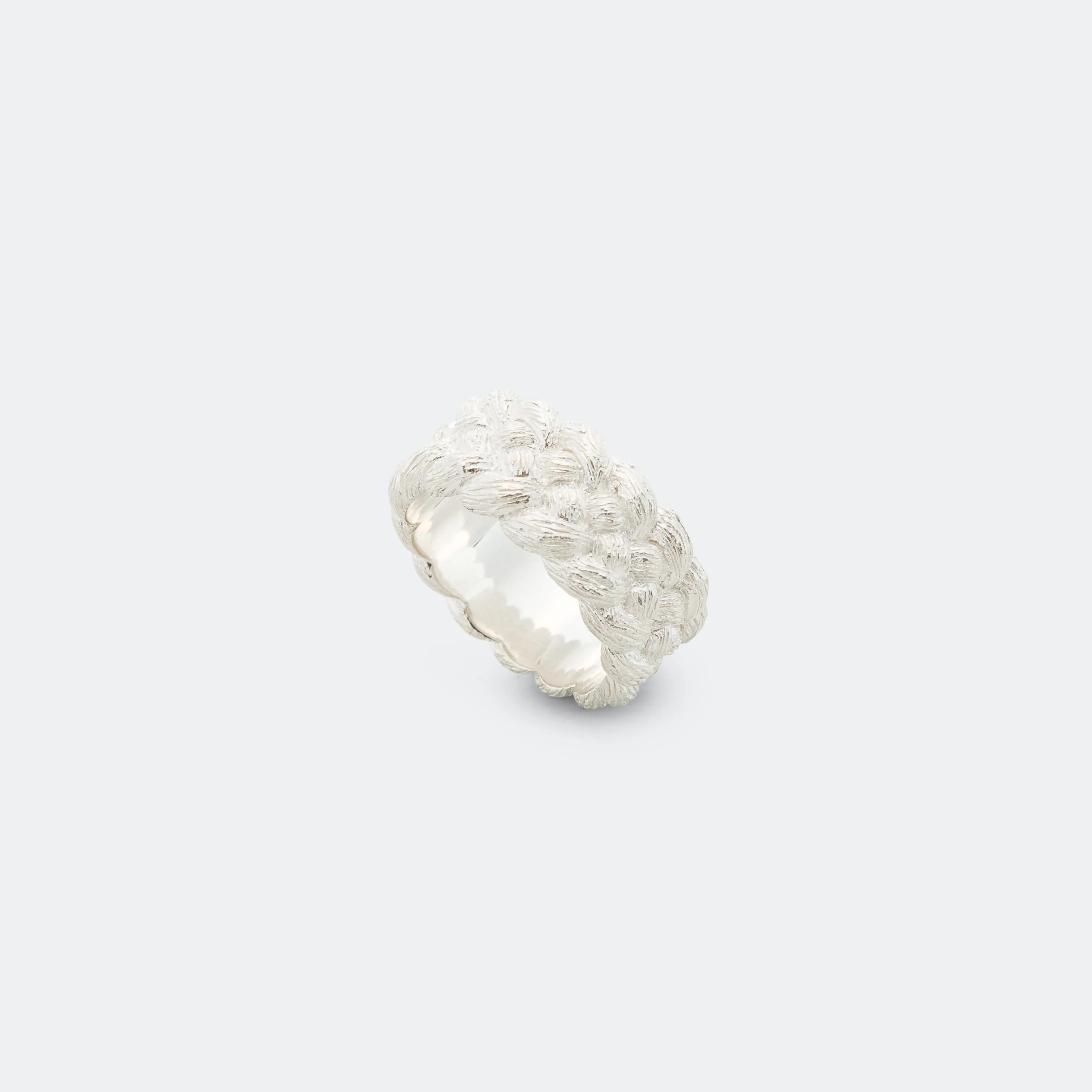4 Strand Braid Ring - 925 Silver - Image 3