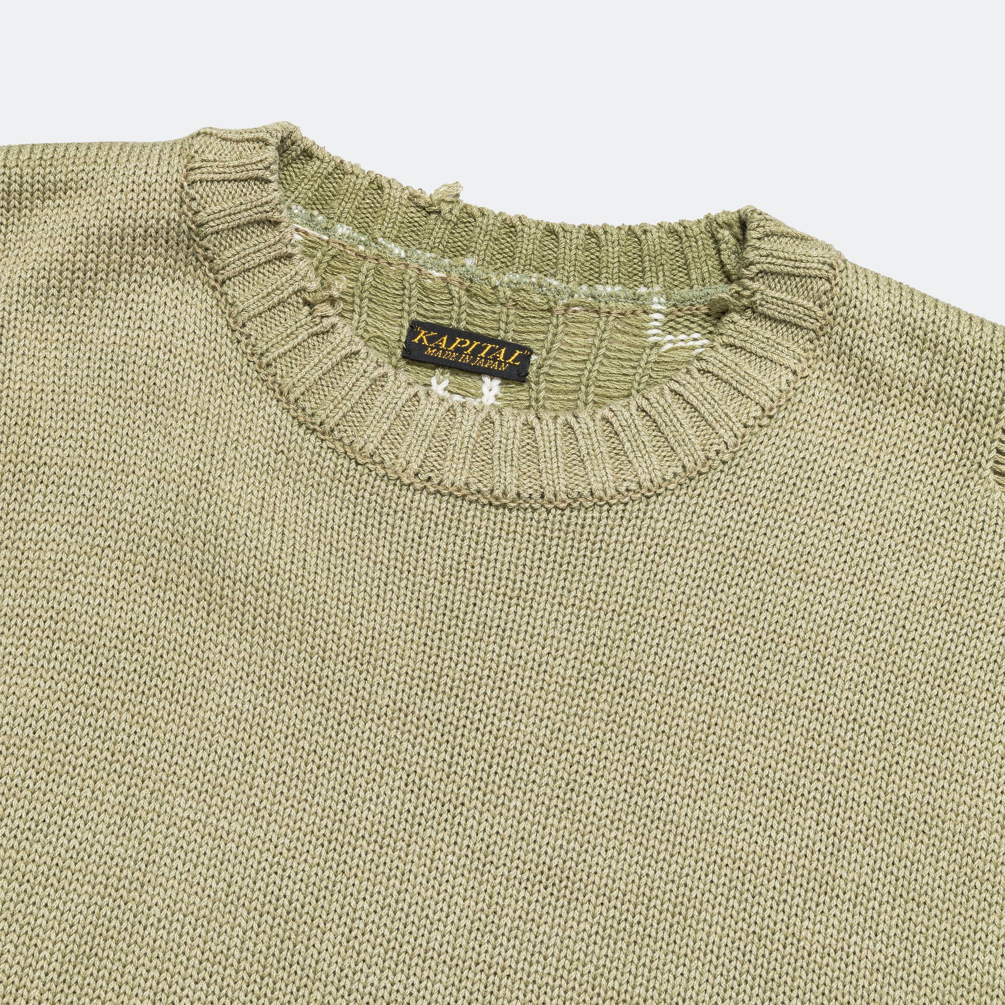 5G Cotton Knit BONE Vest - Khaki - Image 3