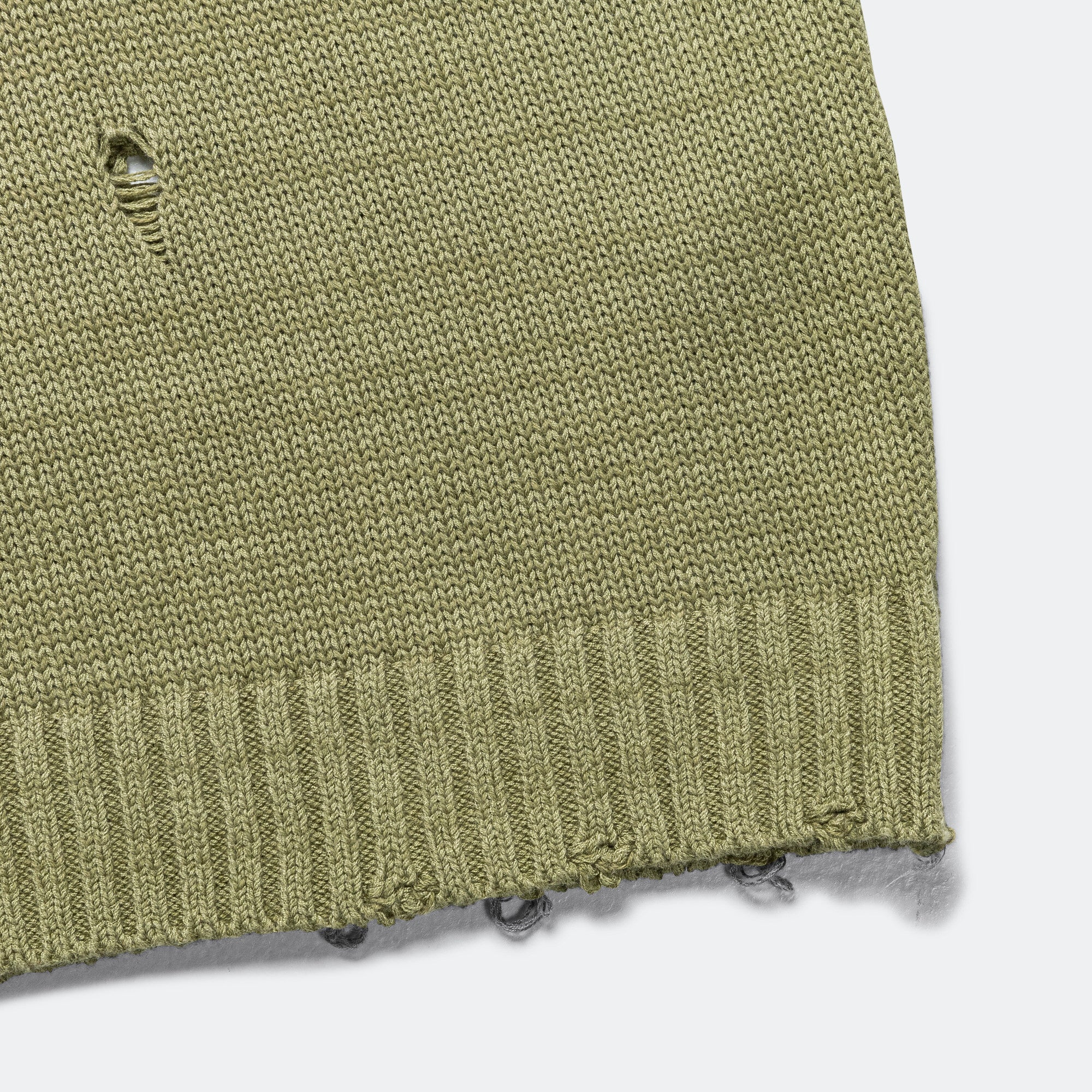 5G Cotton Knit BONE Vest - Khaki - Image 6