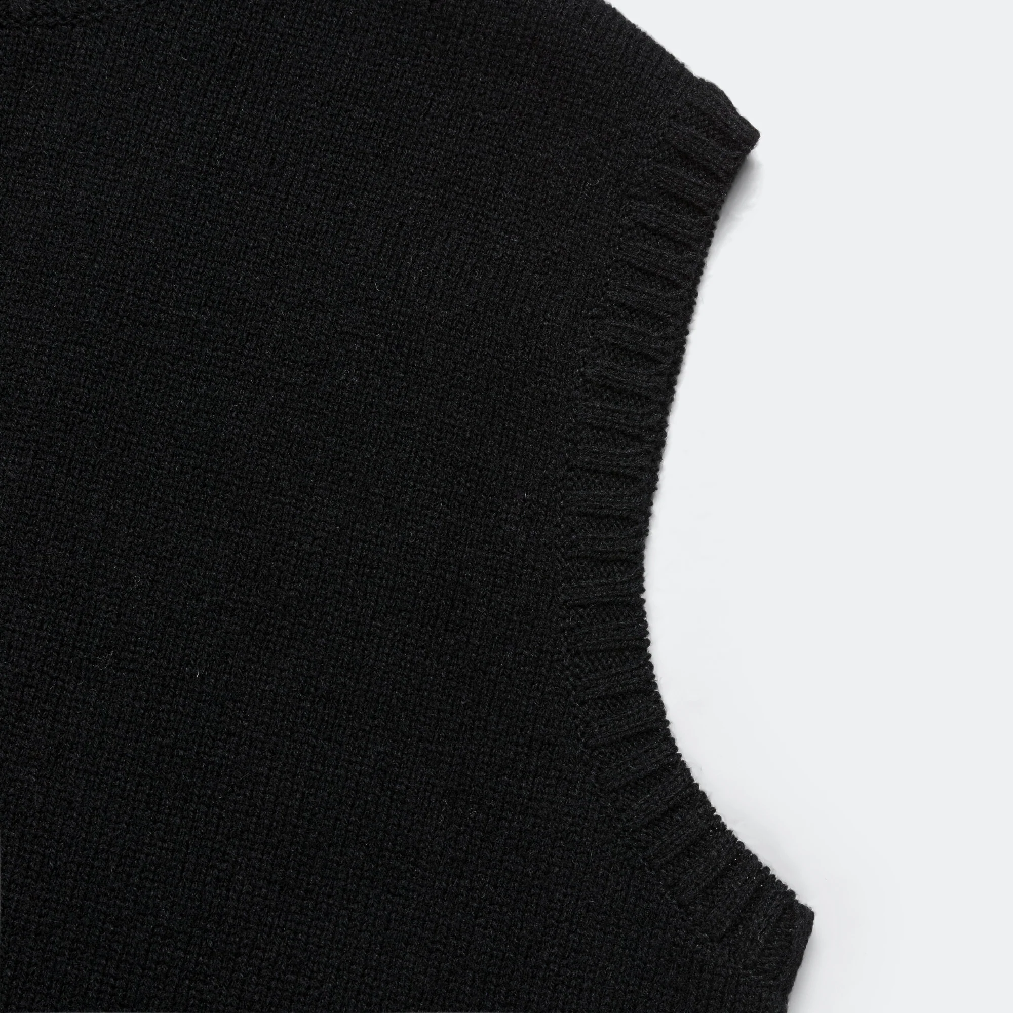 5G Wool BONE Vest - Black - Image 4
