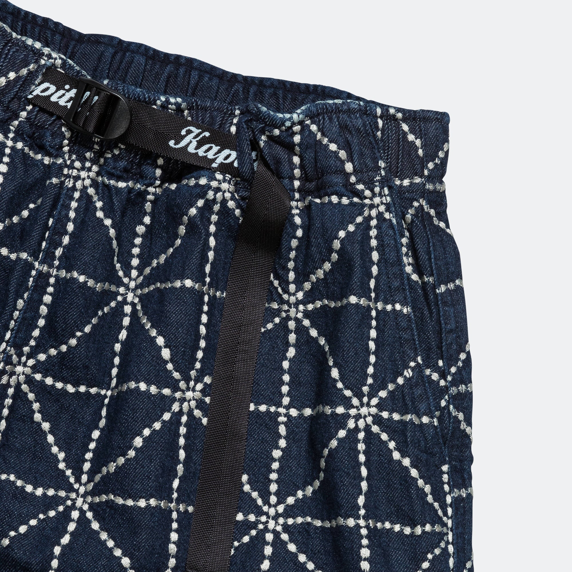 8oz Denim FOLK-DOJO EASY Shorts - Dark - Image 4