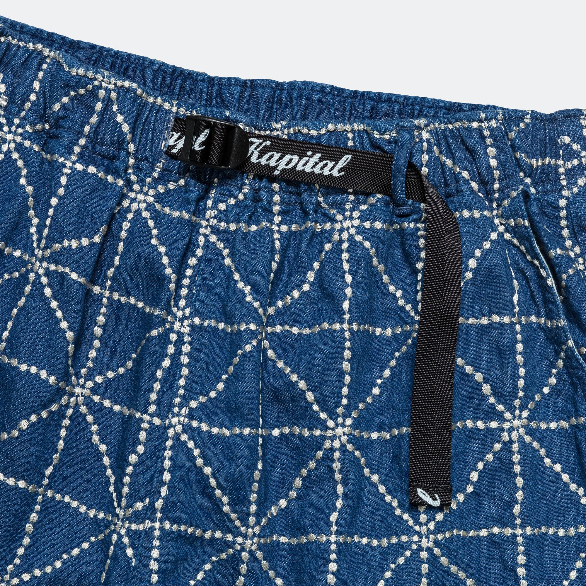 8oz Denim FOLK-DOJO EASY Shorts - Midtone - Image 3