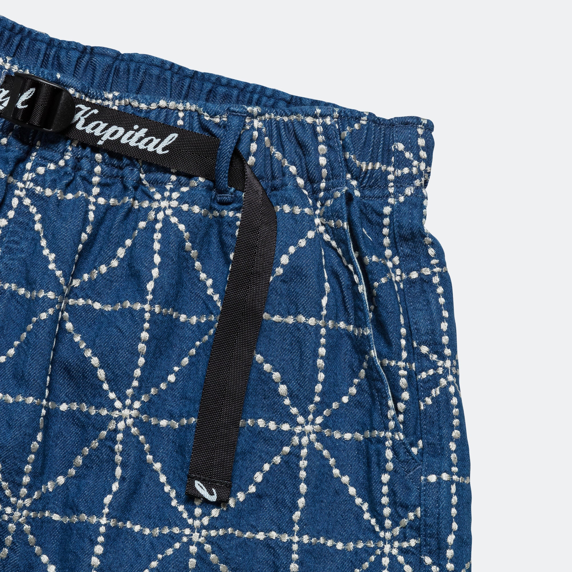 8oz Denim FOLK-DOJO EASY Shorts - Midtone - Image 4