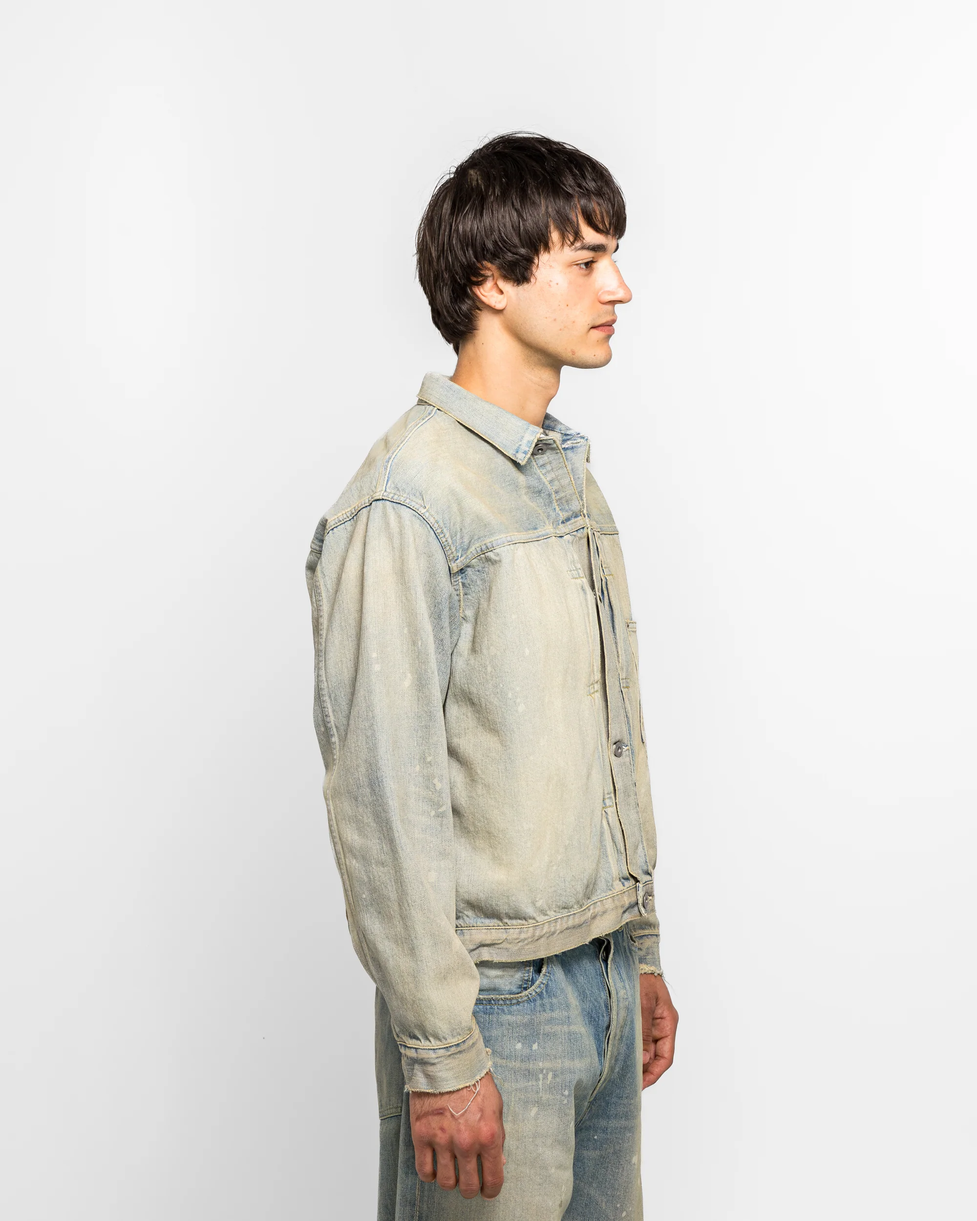 1st Type Denim Jacket - Bleach - Image 3