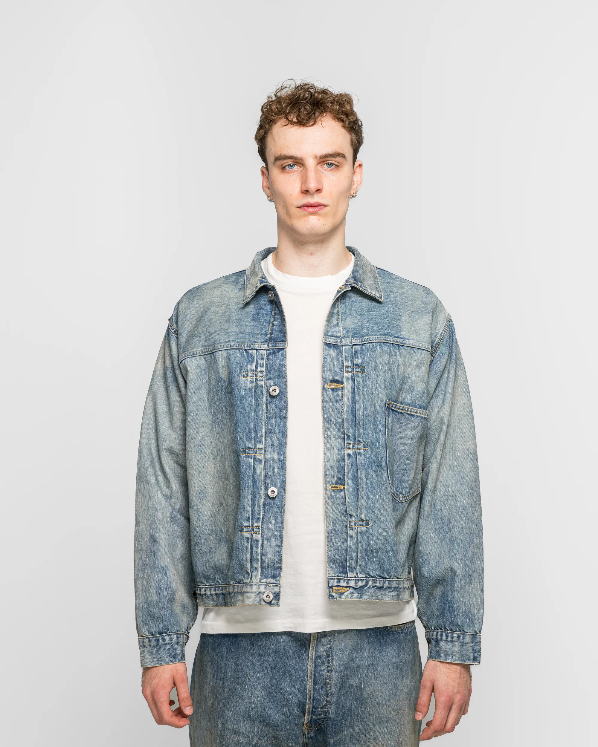 1st Type Denim Jacket- Indigo - Image 2