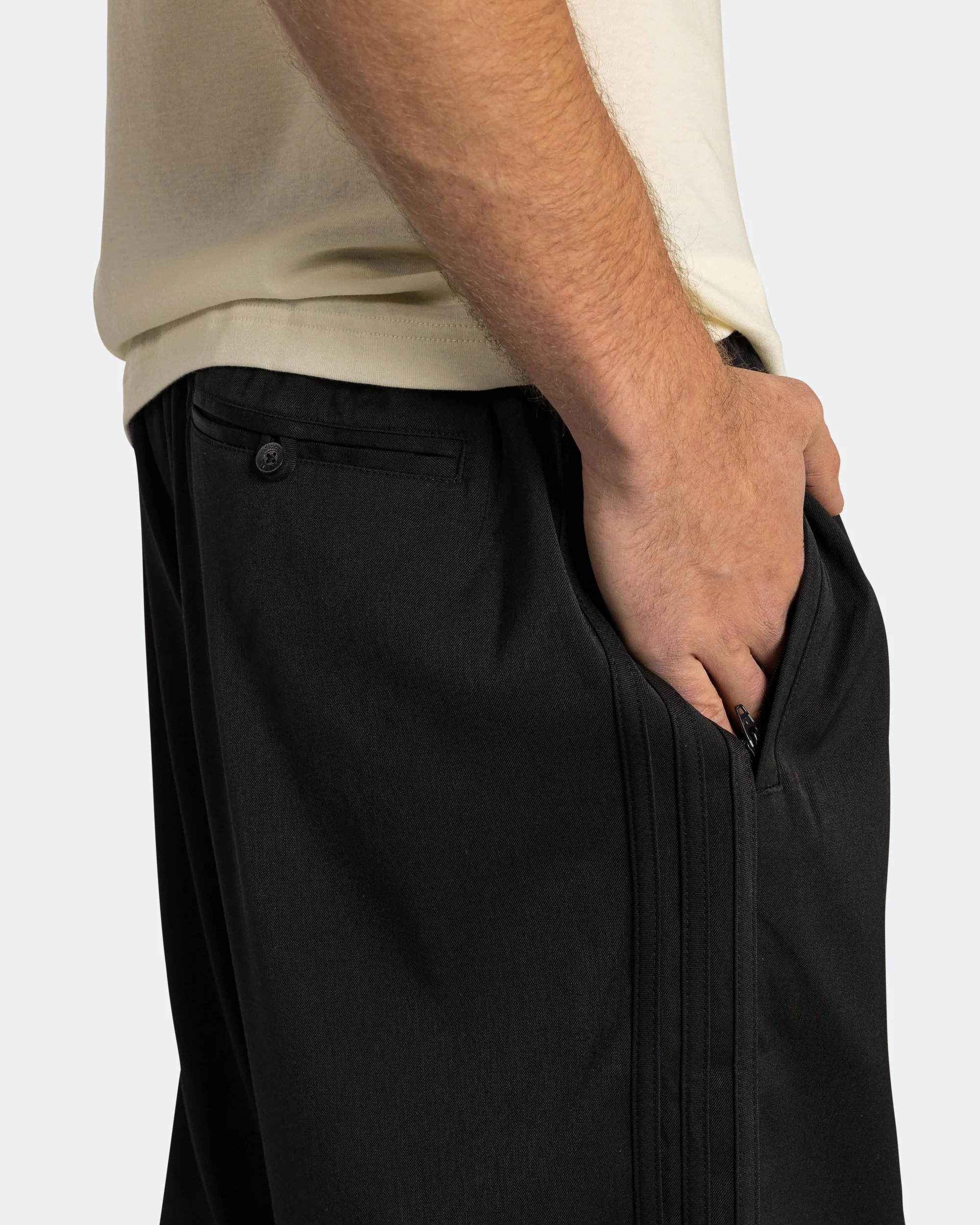 Baggy Track Pant - Black/Black - Image 5