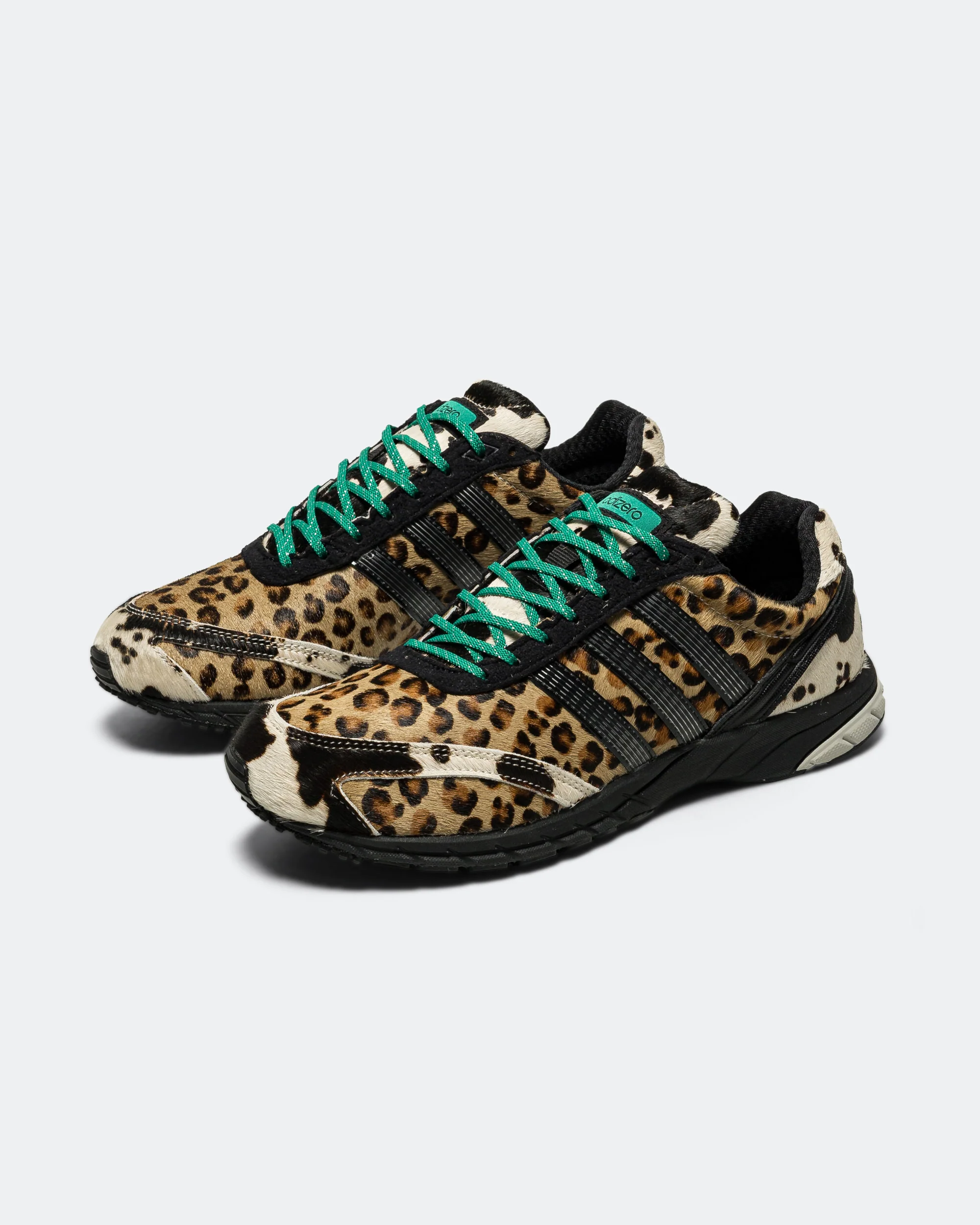 Womens Adizero Adios OG - Grey Two/Core Black-Court Green - Image 2