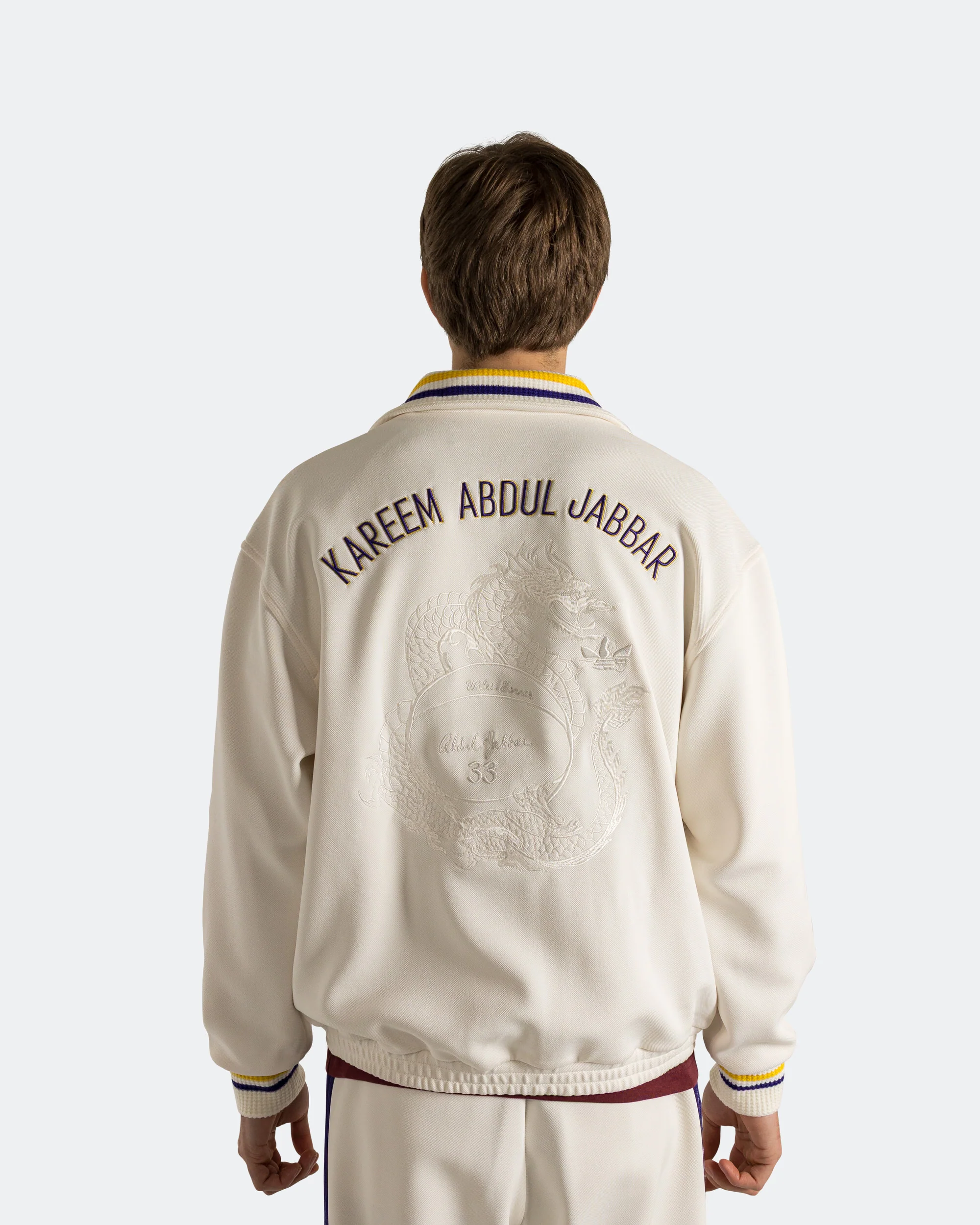 Jabbar Track Top x Wales Bonner - Chalk White - Image 4