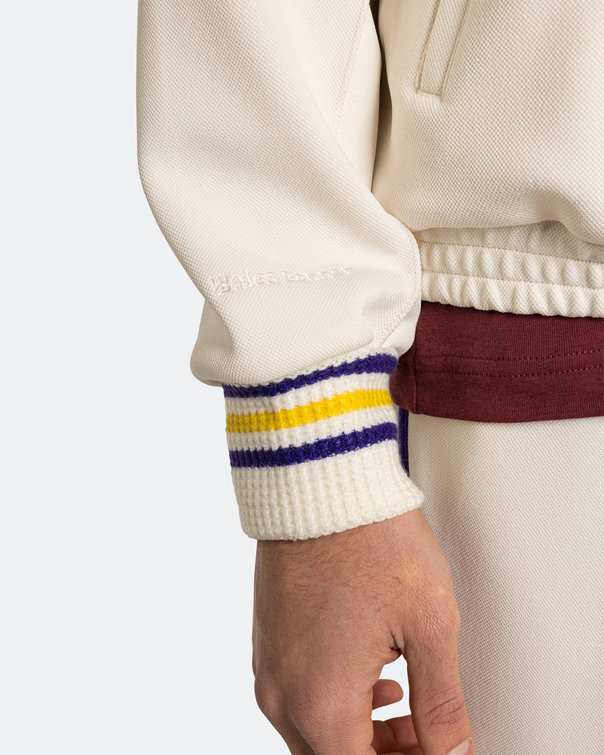 Jabbar Track Top x Wales Bonner - Chalk White - Image 5