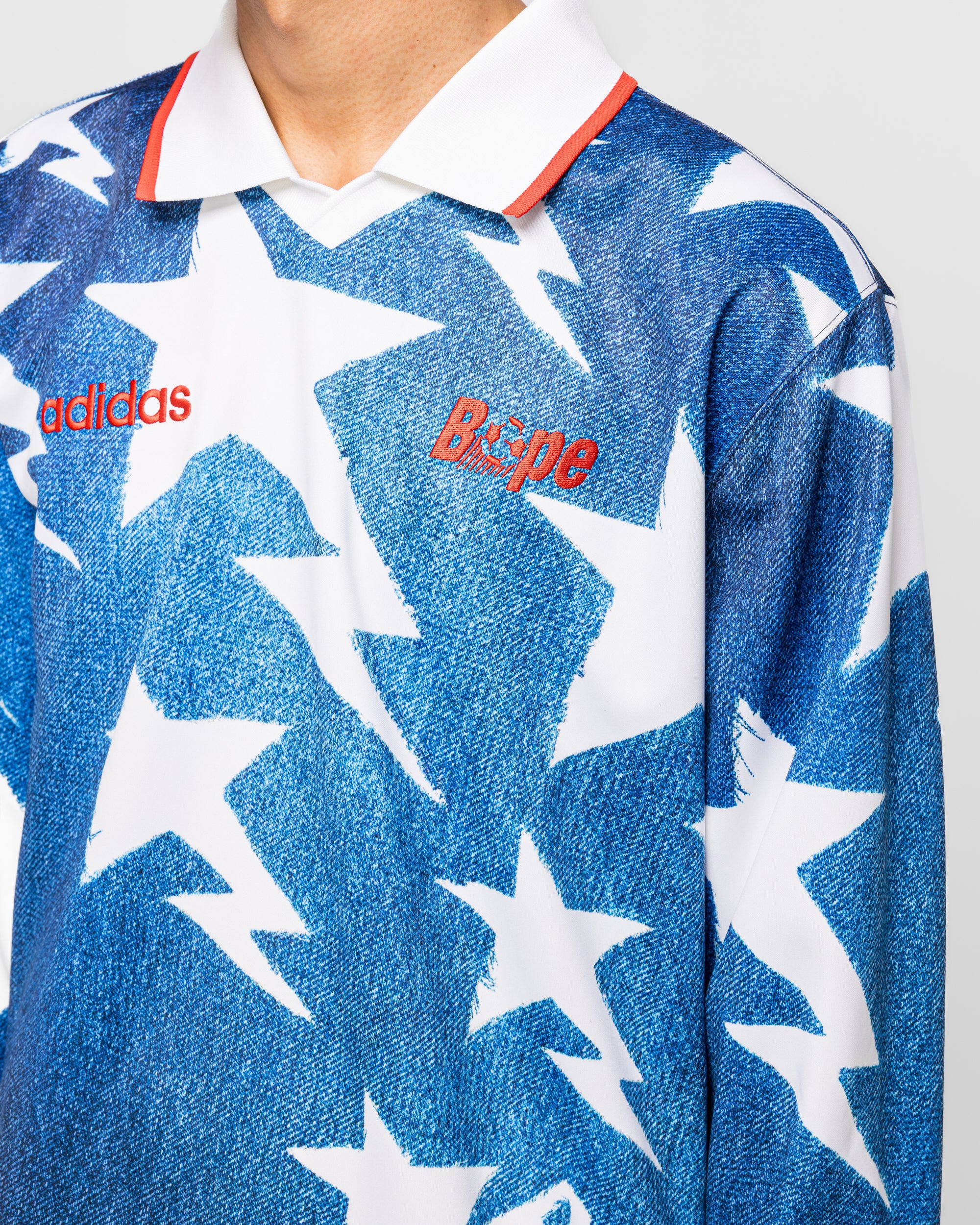 LSL Star Jersey x BAPE - Medium Blue Denim - Image 5