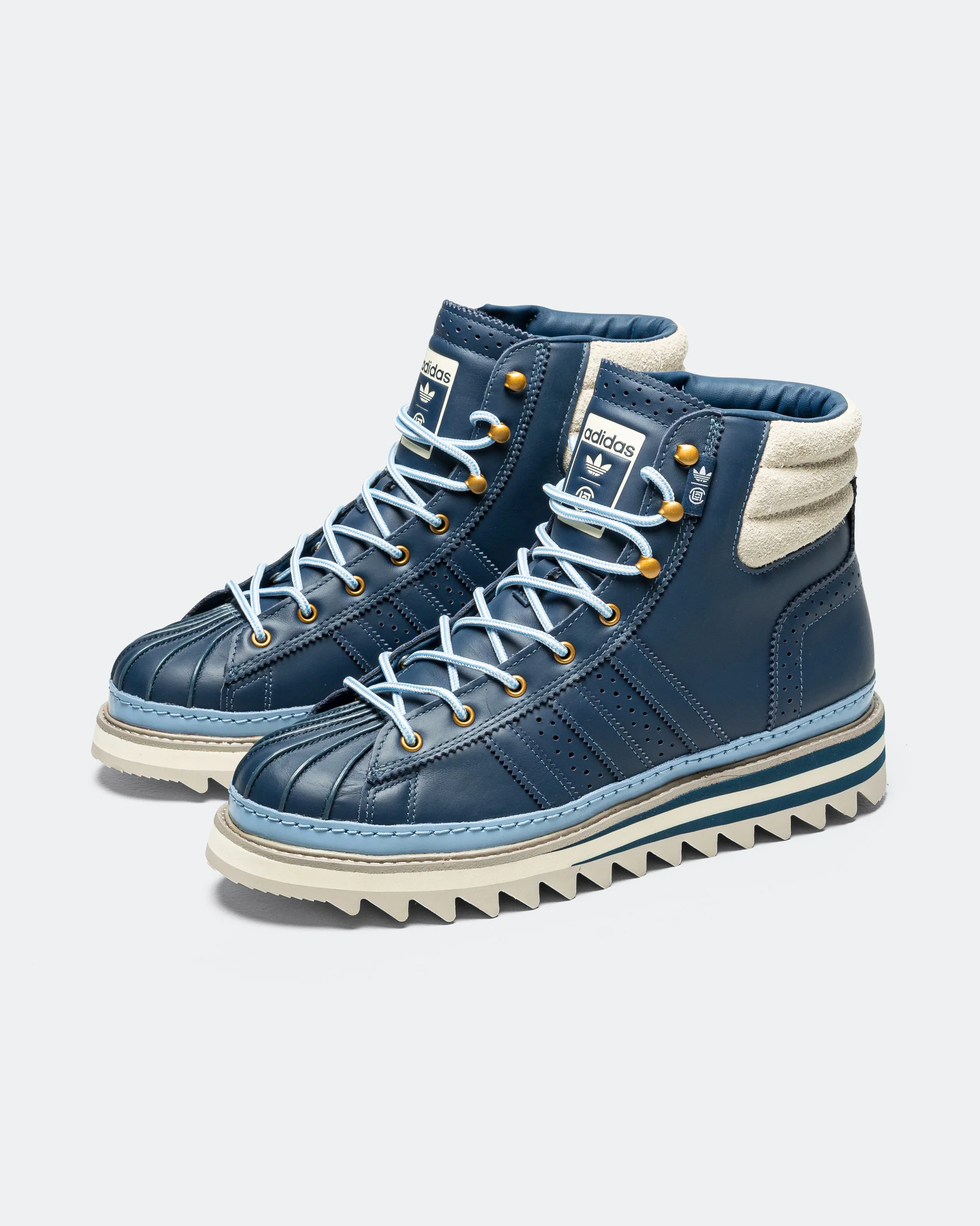 Pro Model x CLOT by Edison Chen - Mineral Blue/Cream White - Image 2