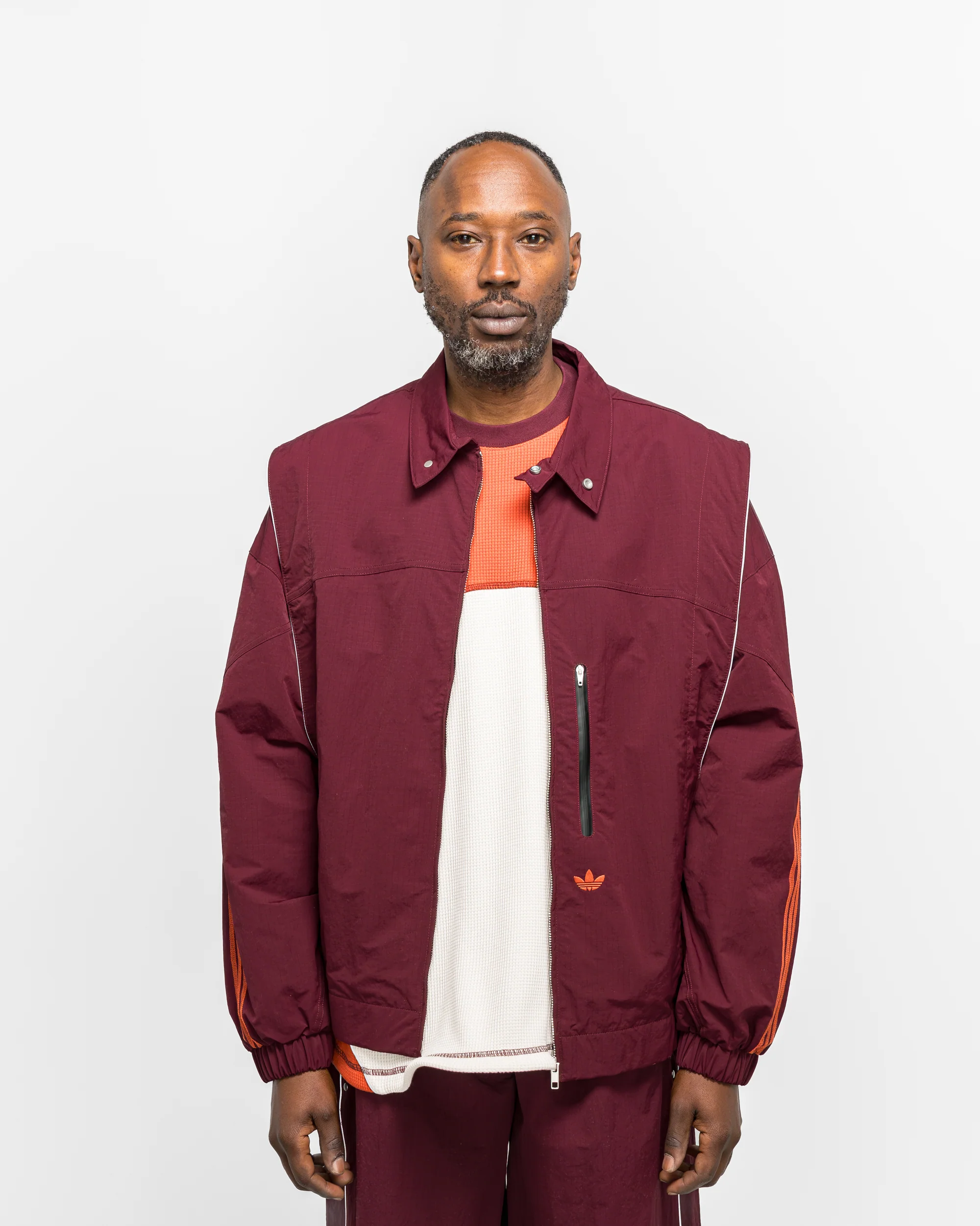 Venice Wind Jacket - Maroon - Image 2