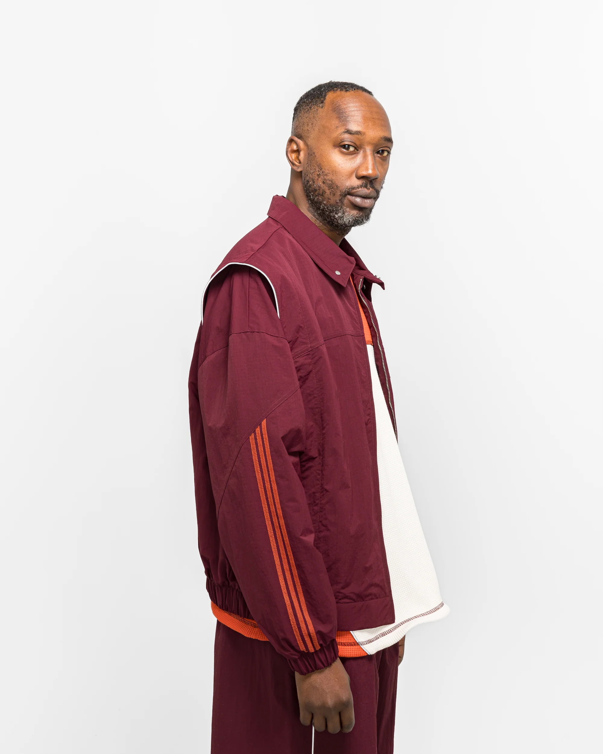 Venice Wind Jacket - Maroon - Image 3
