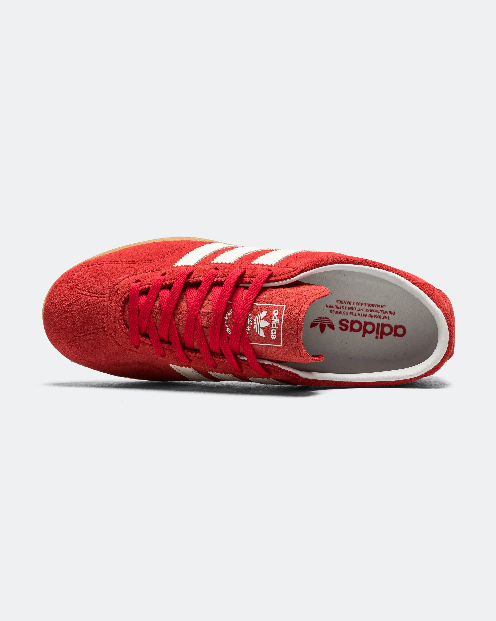 Womens Gazelle Lo Pro - Better Scarlet/Footwear White-Gum - Image 4