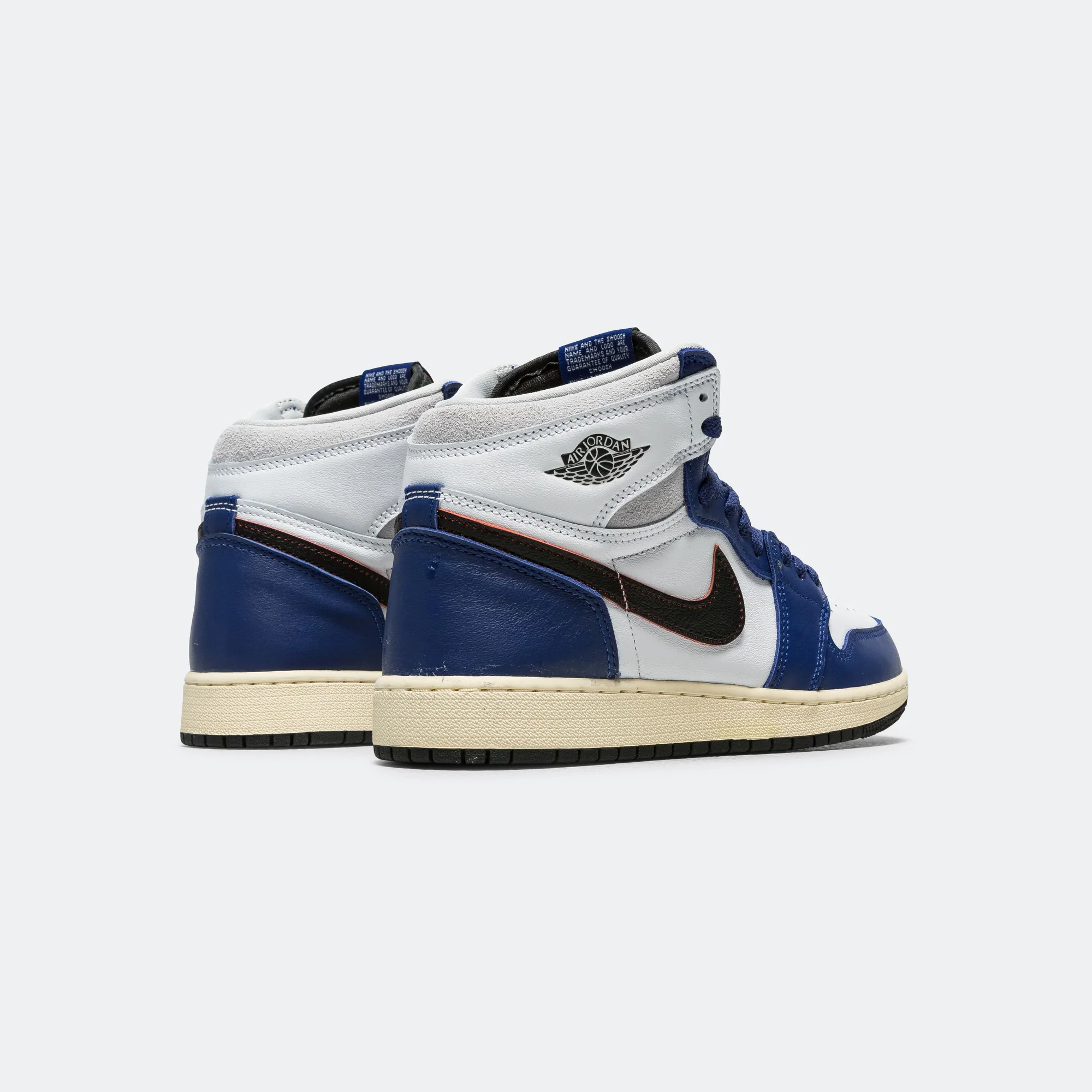 Air Jordan 1 High OG RMSTD (GS) - White/Black-Neutral Grey - Image 3