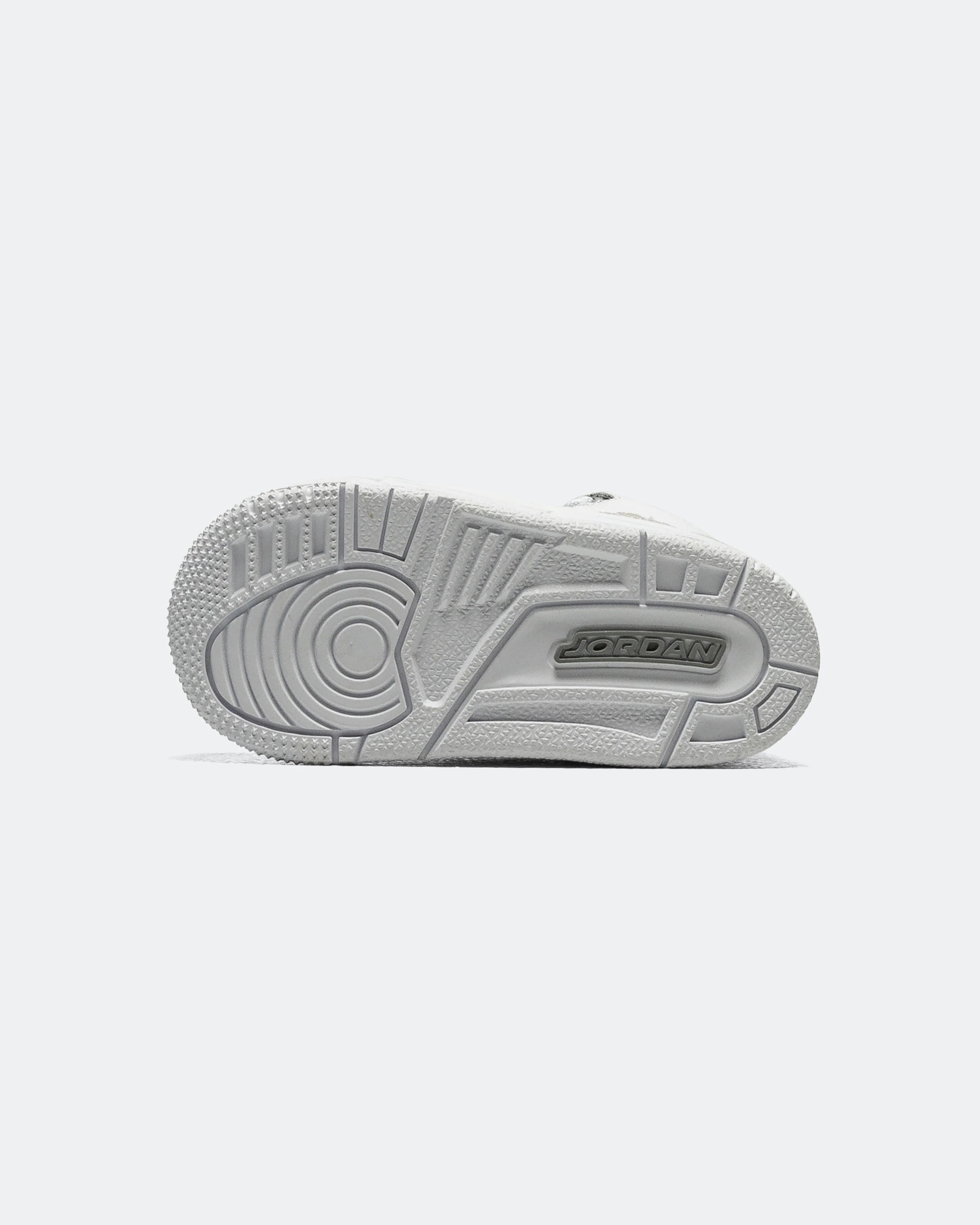 Air Jordan 3 Retro (TD) - White/Metallic Silver-White - Image 5