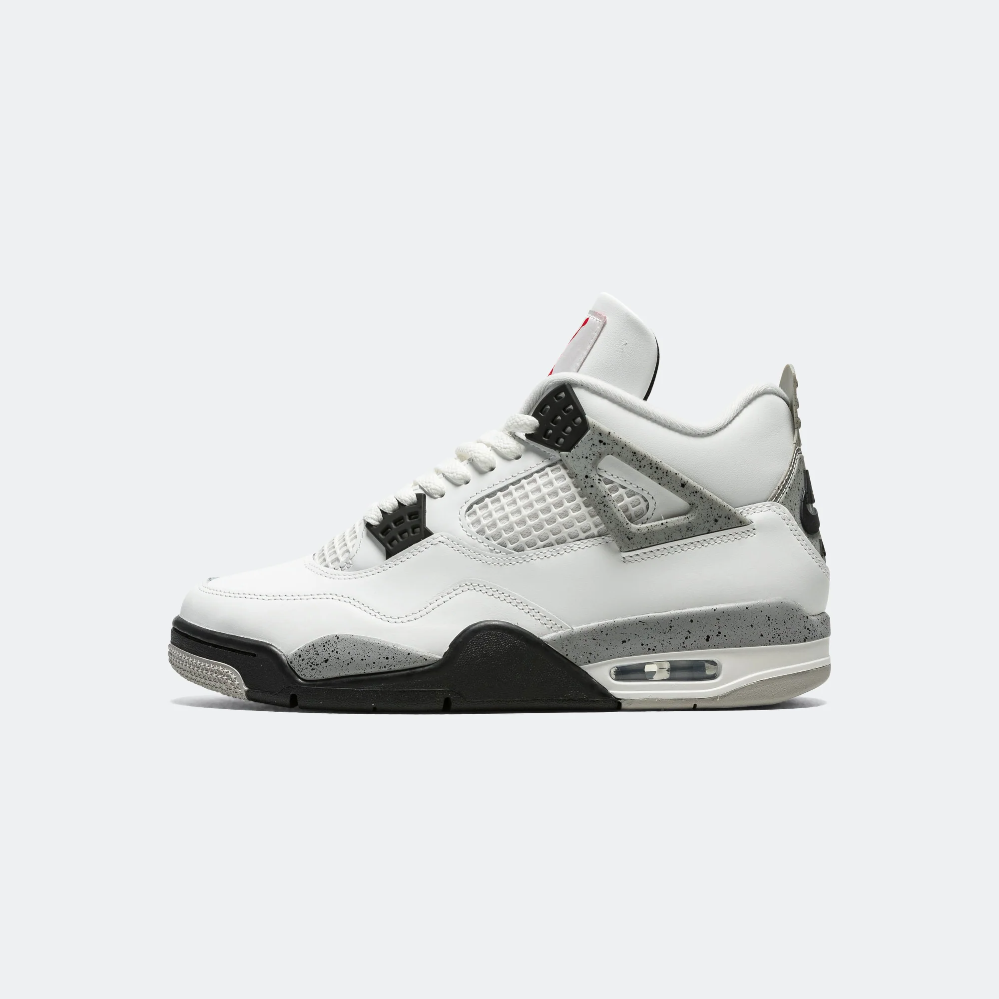 Air Jordan 4 Retro - Summit White/Fire Red-Tech Grey-Black