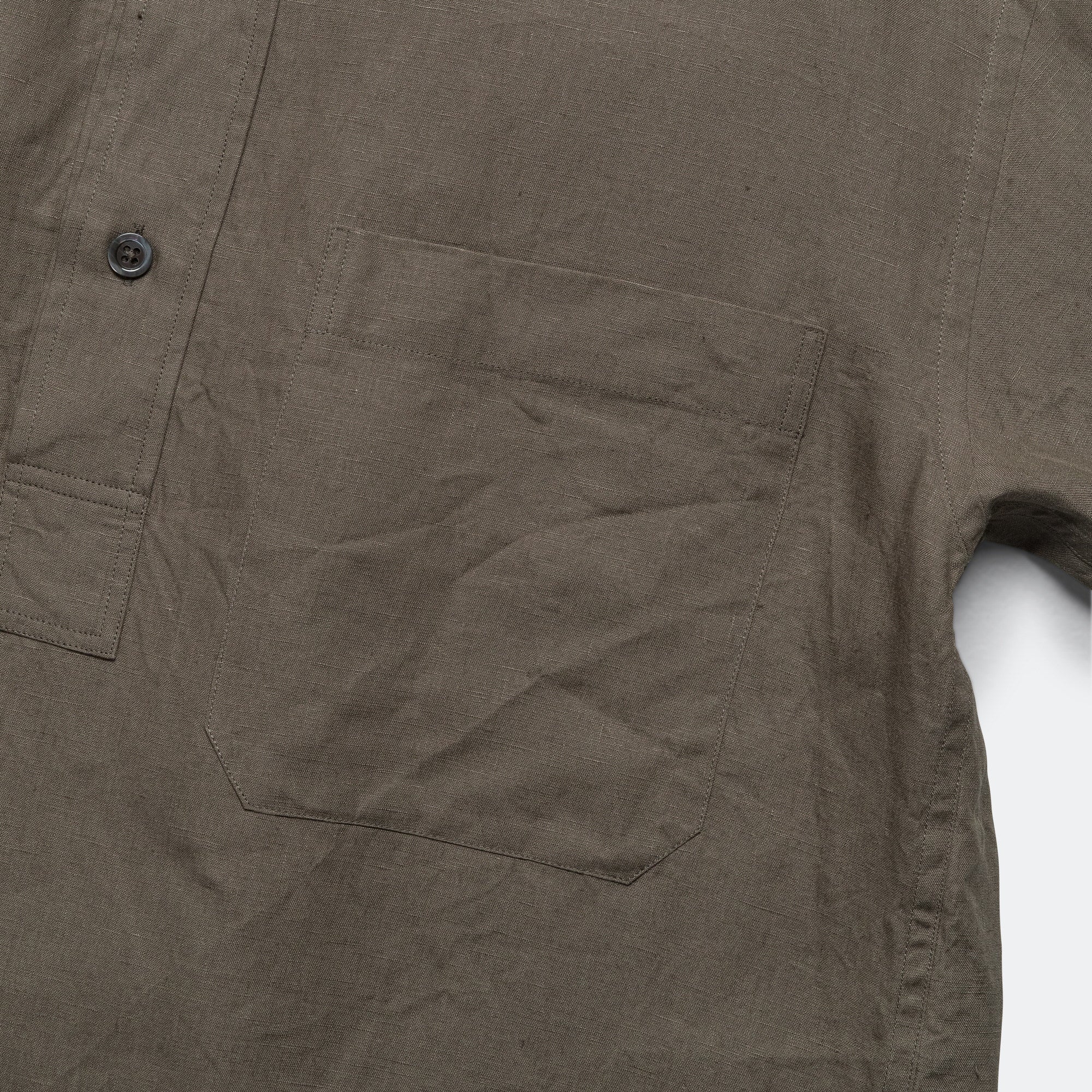 Archive Overhead Shirt - Shirting Linen Bay - Image 7