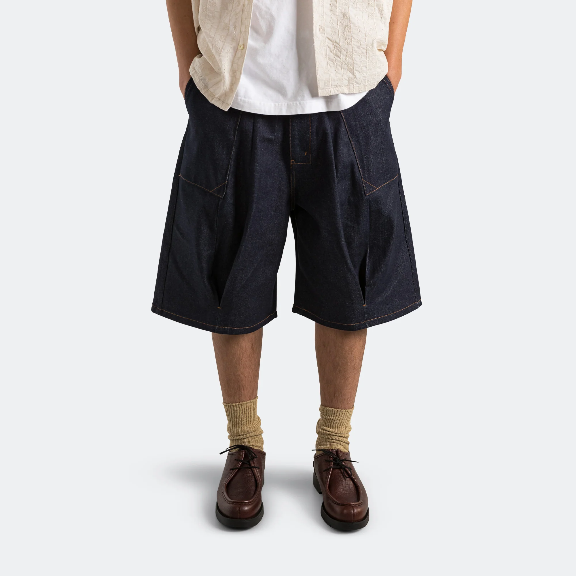 August Denim Short - Indigo Blue - Image 10