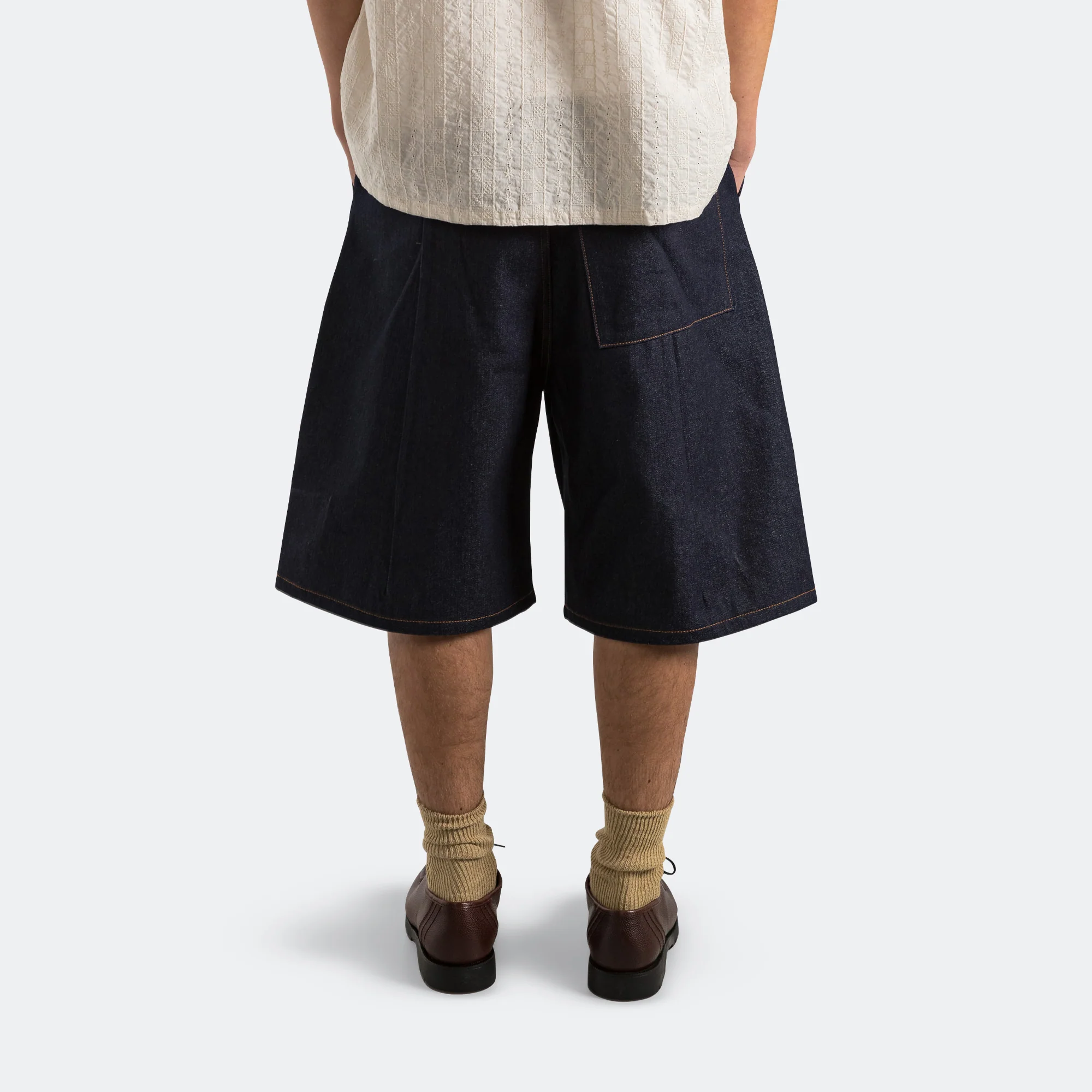 August Denim Short - Indigo Blue - Image 2