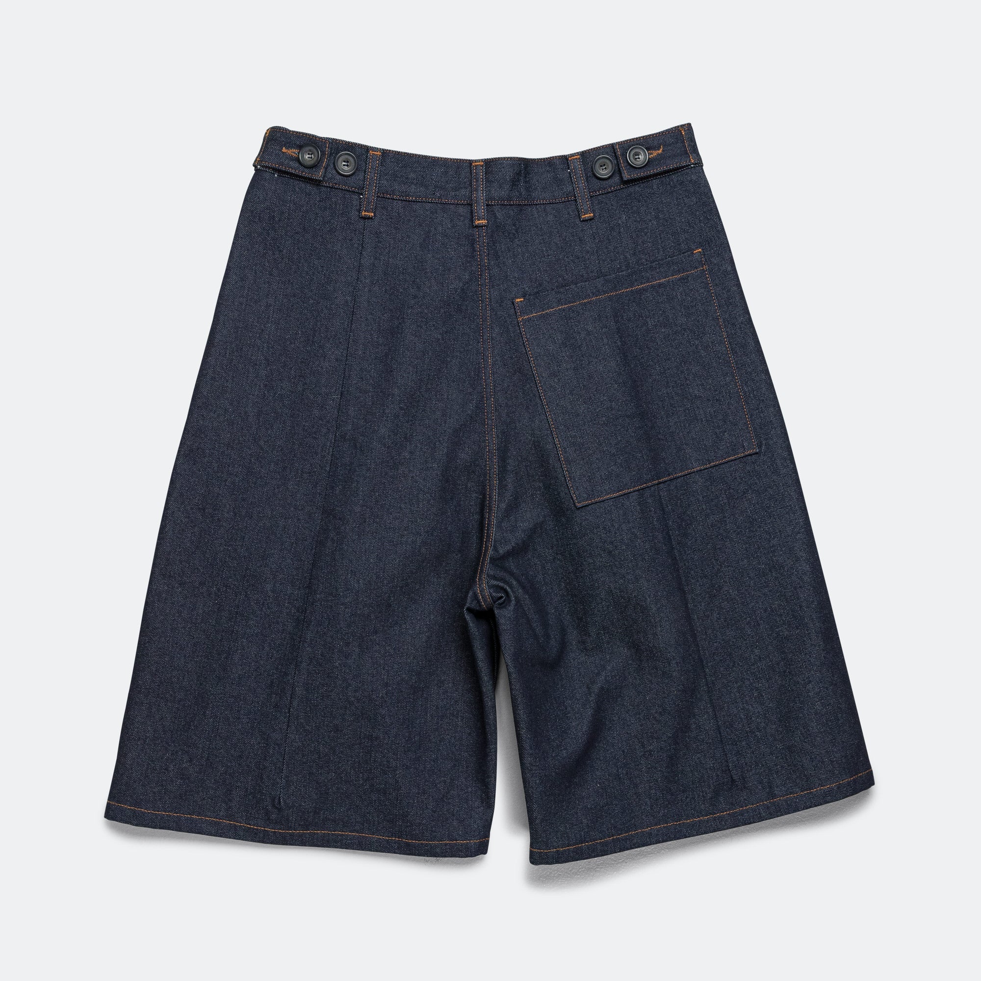 August Denim Short - Indigo Blue - Image 3