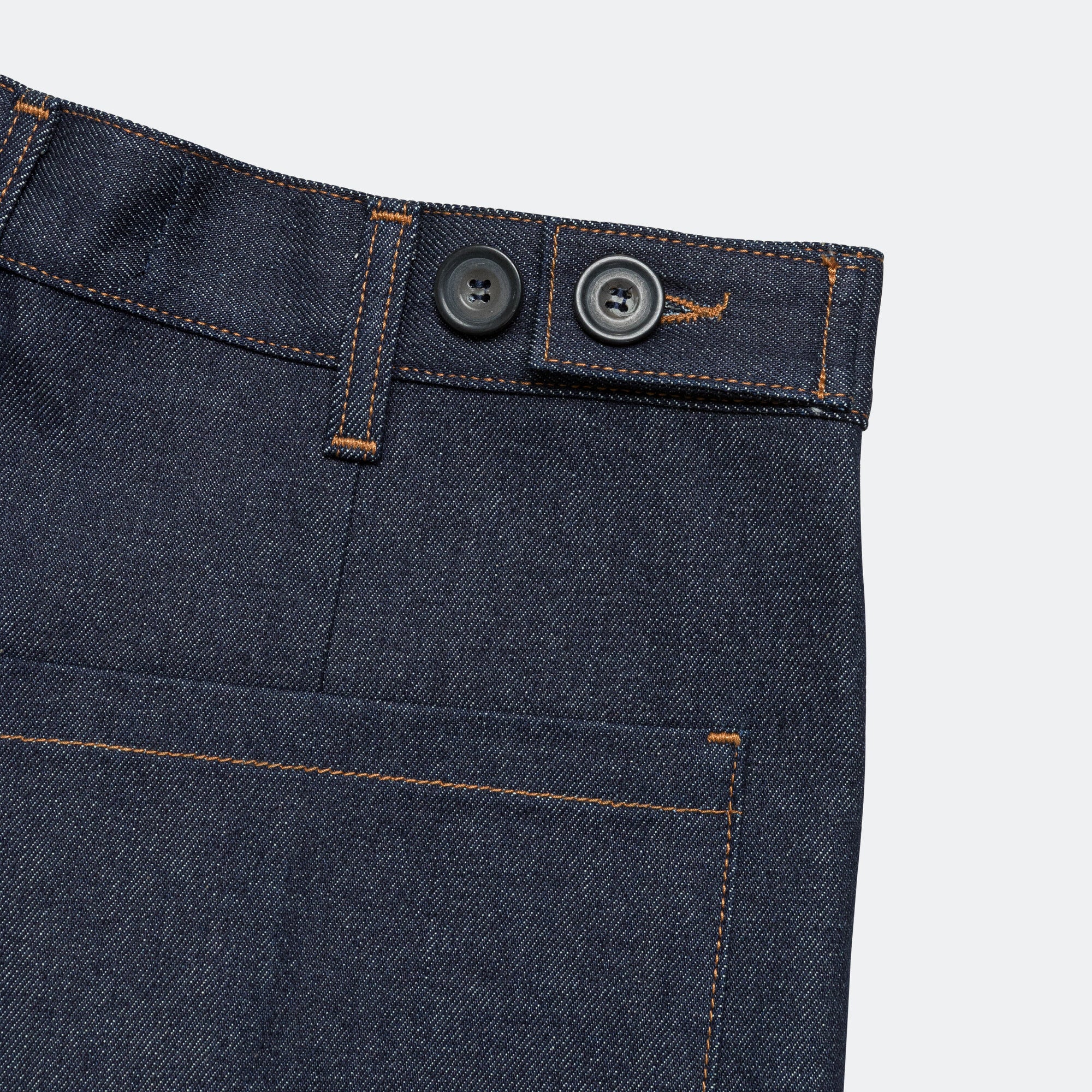 August Denim Short - Indigo Blue - Image 7