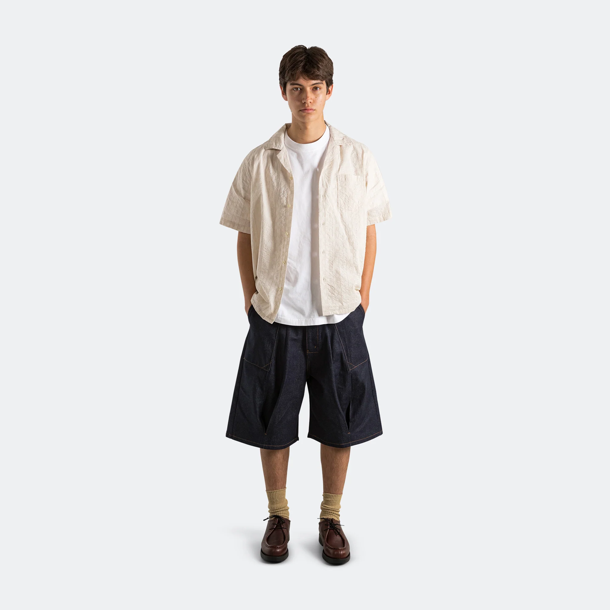 August Denim Short - Indigo Blue - Image 9