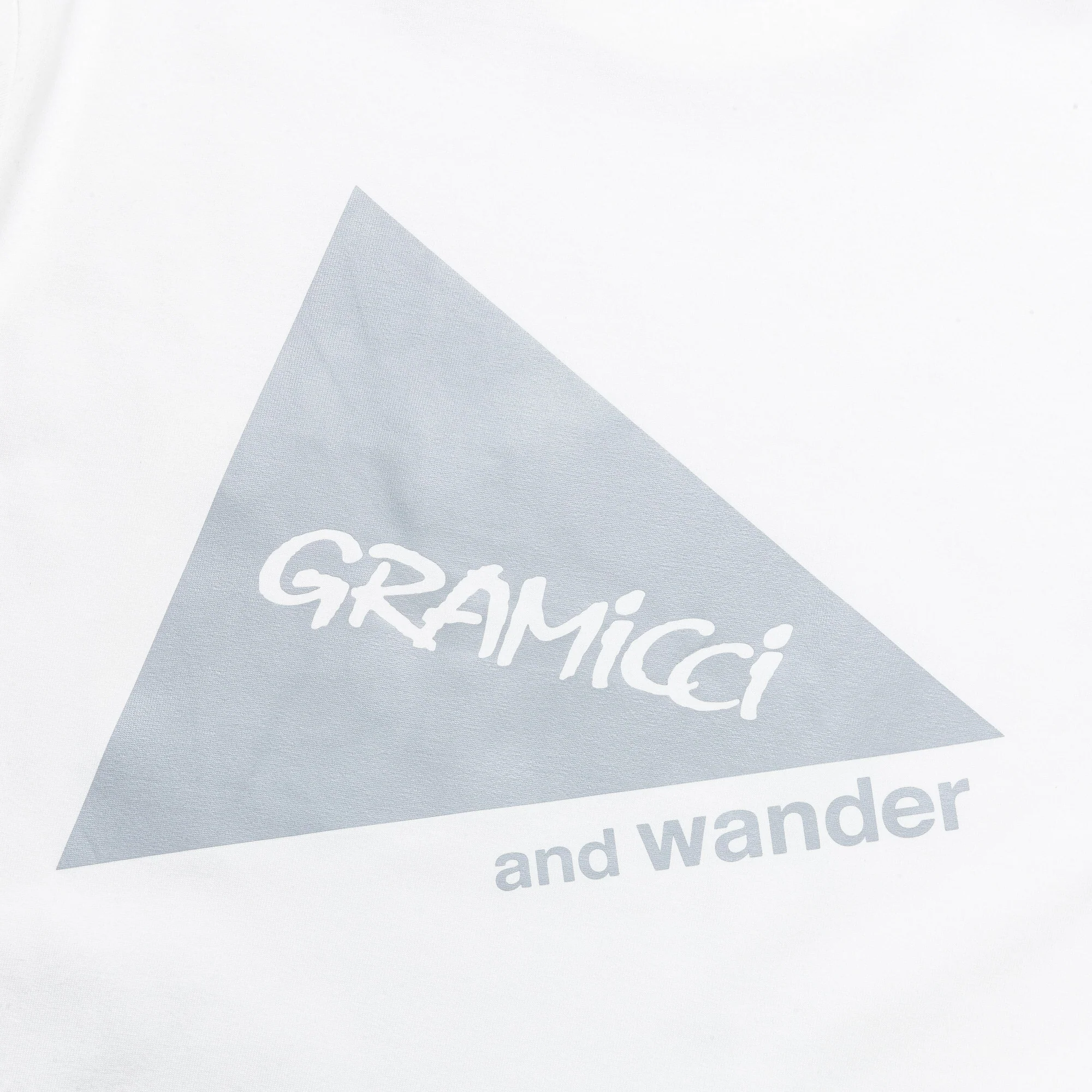 Backprint L/S Tee x and wander - White - Image 6