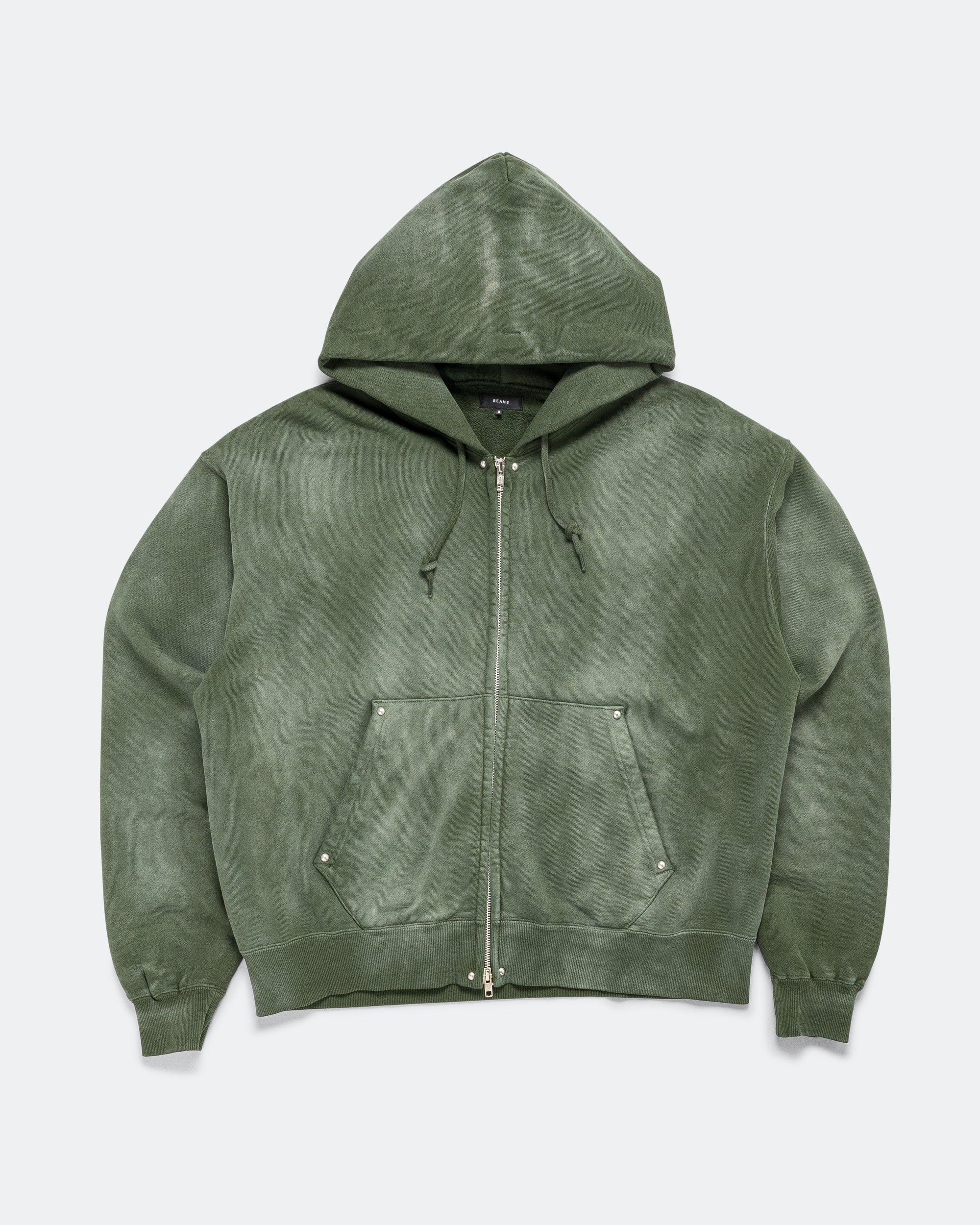 Fade Rivet Hoodie - Fade Green