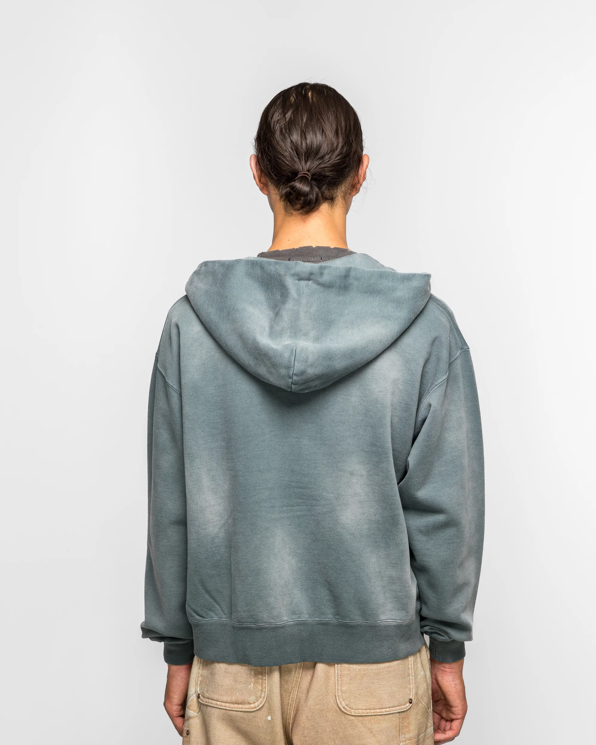 Fade Rivet Hoodie - Fade Grey - Image 4