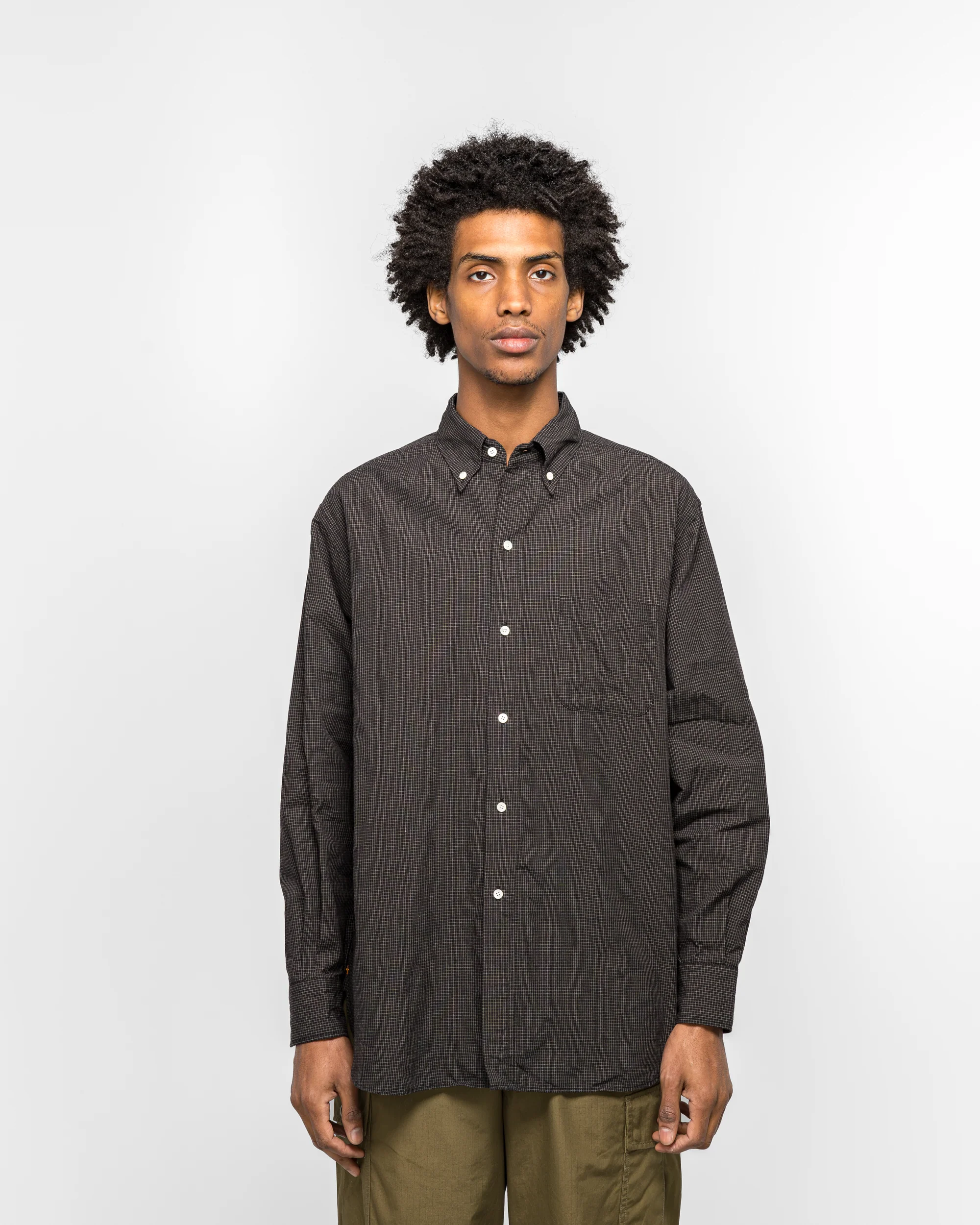 B.D. Graph Plaid - Black - Image 2
