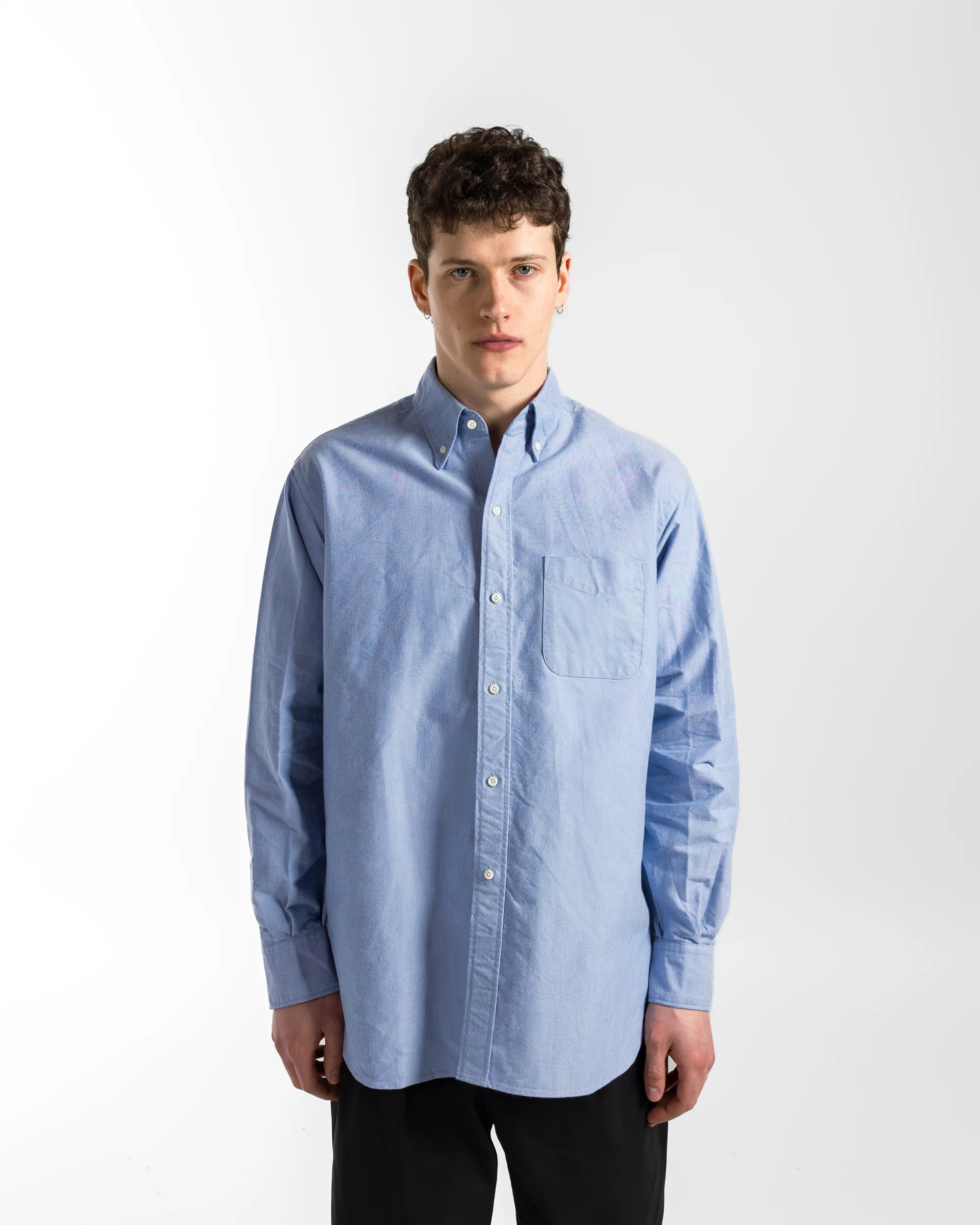 B.D. American Oxford Classic Fit Shirt - Blue - Image 2