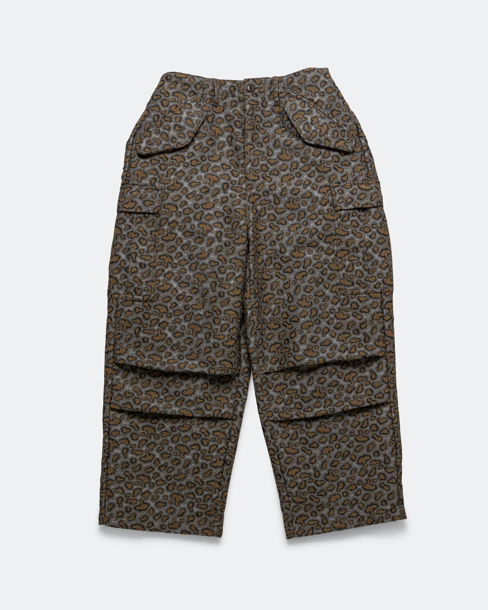 MIL Over 6 Pockets Camo Jacquard - Brown