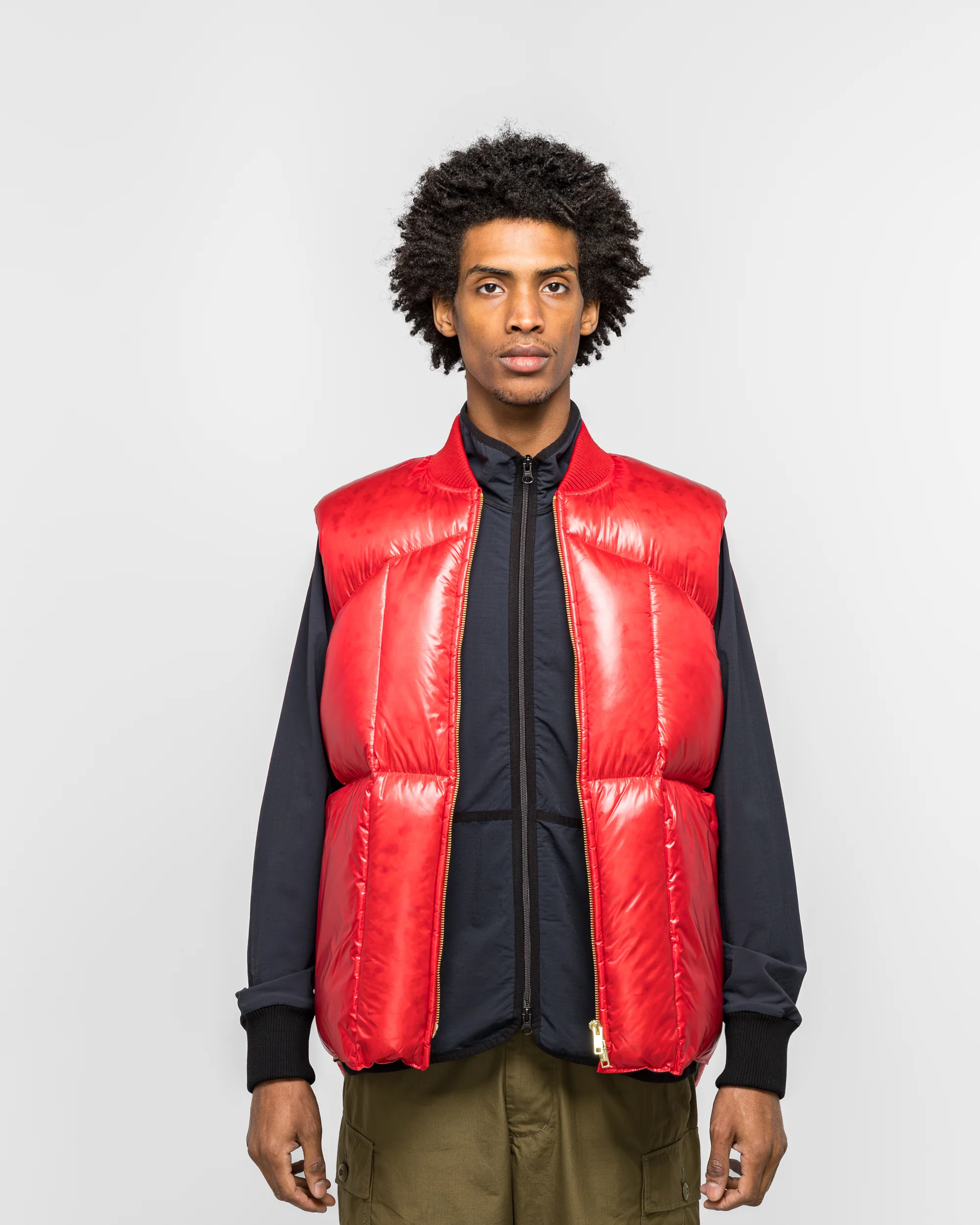 MT Down Vest - Red - Image 2