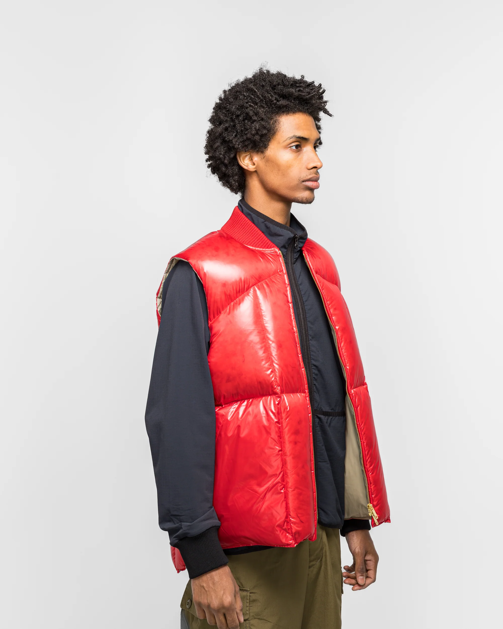 MT Down Vest - Red - Image 3