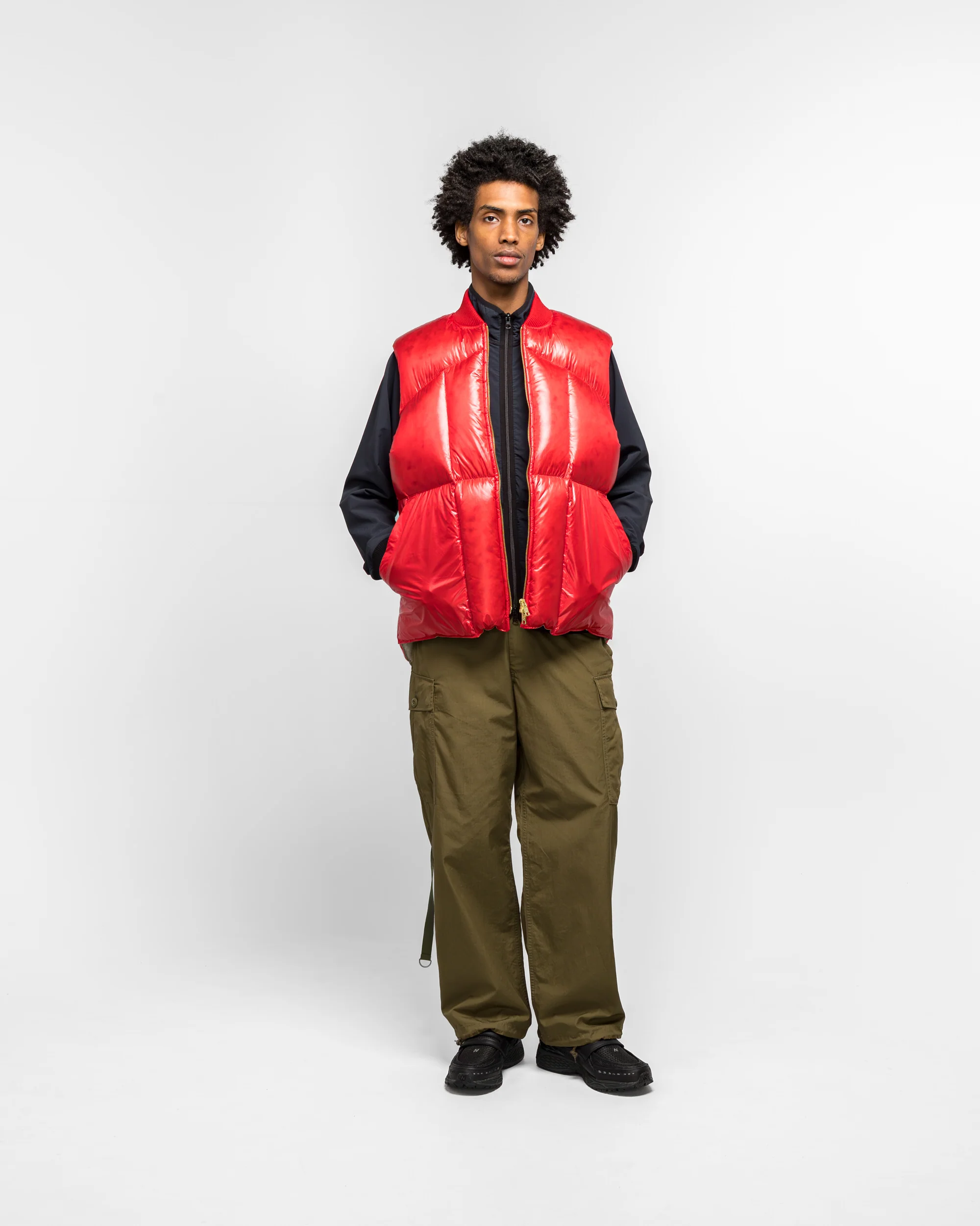 MT Down Vest - Red - Image 6