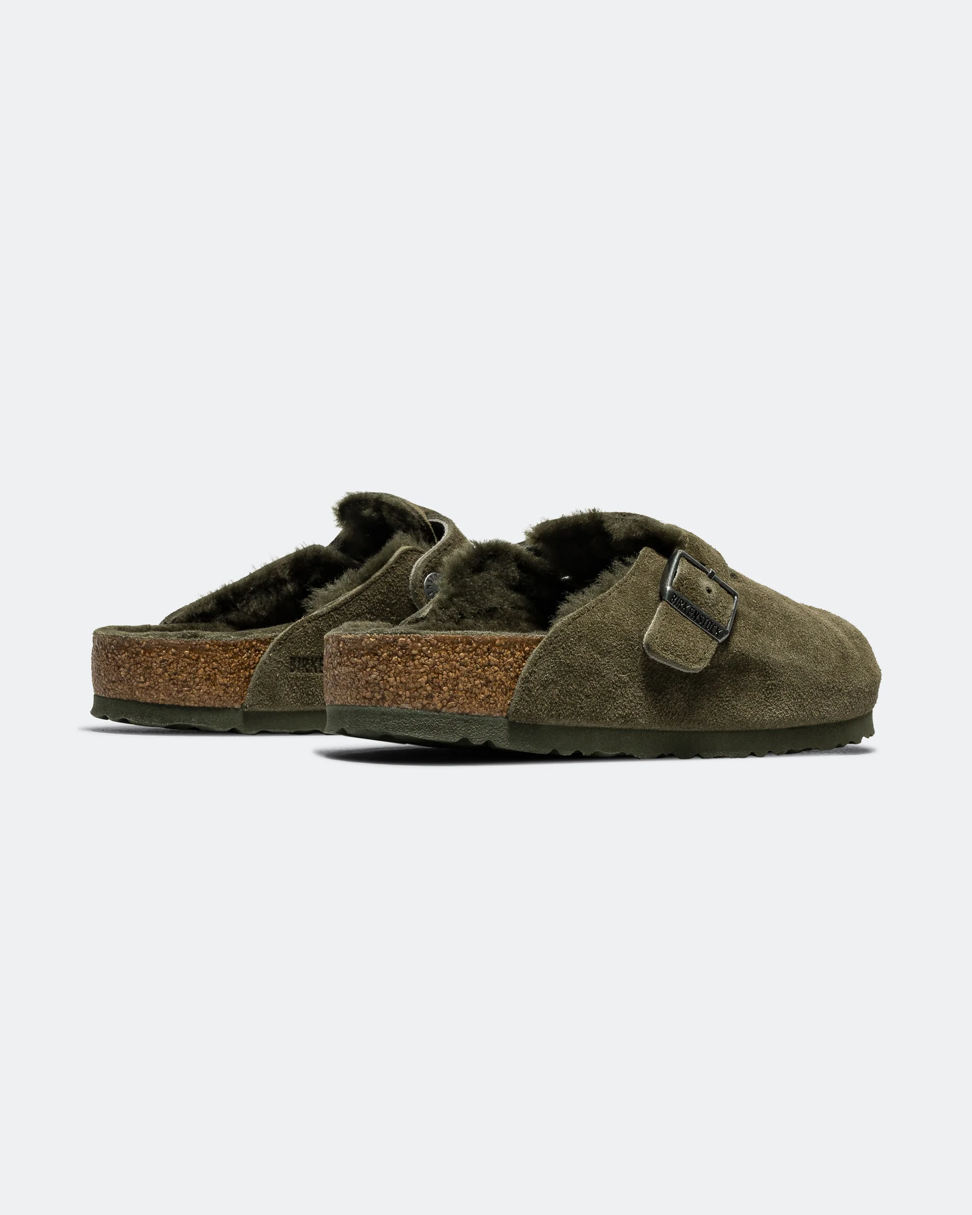 Boston - Thyme Suede Leather/Shearling - Image 3