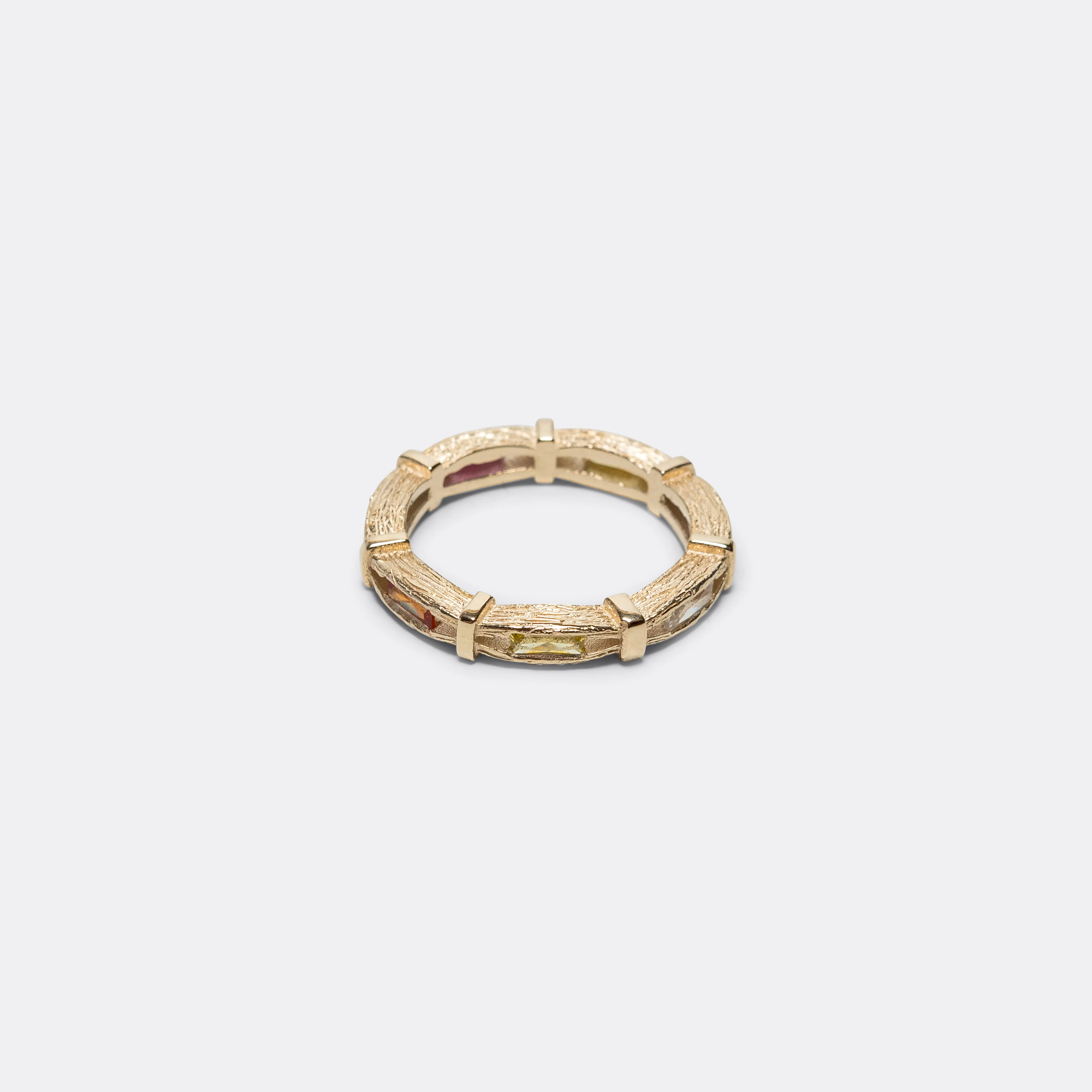 Bound Oak Eternity Ring - 9K Gold - Image 3