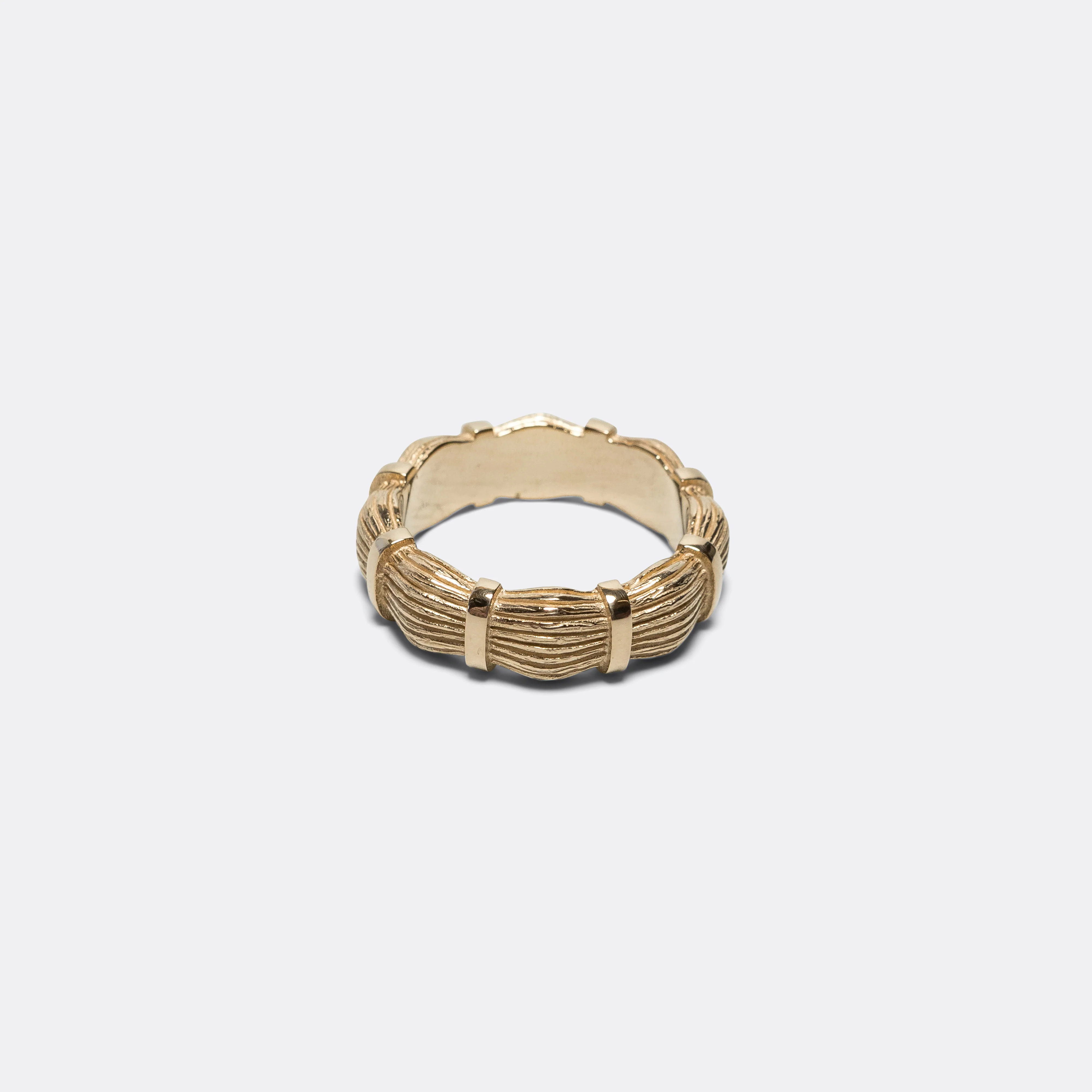 Bound Willow Band Ring - 9K Gold - Image 2