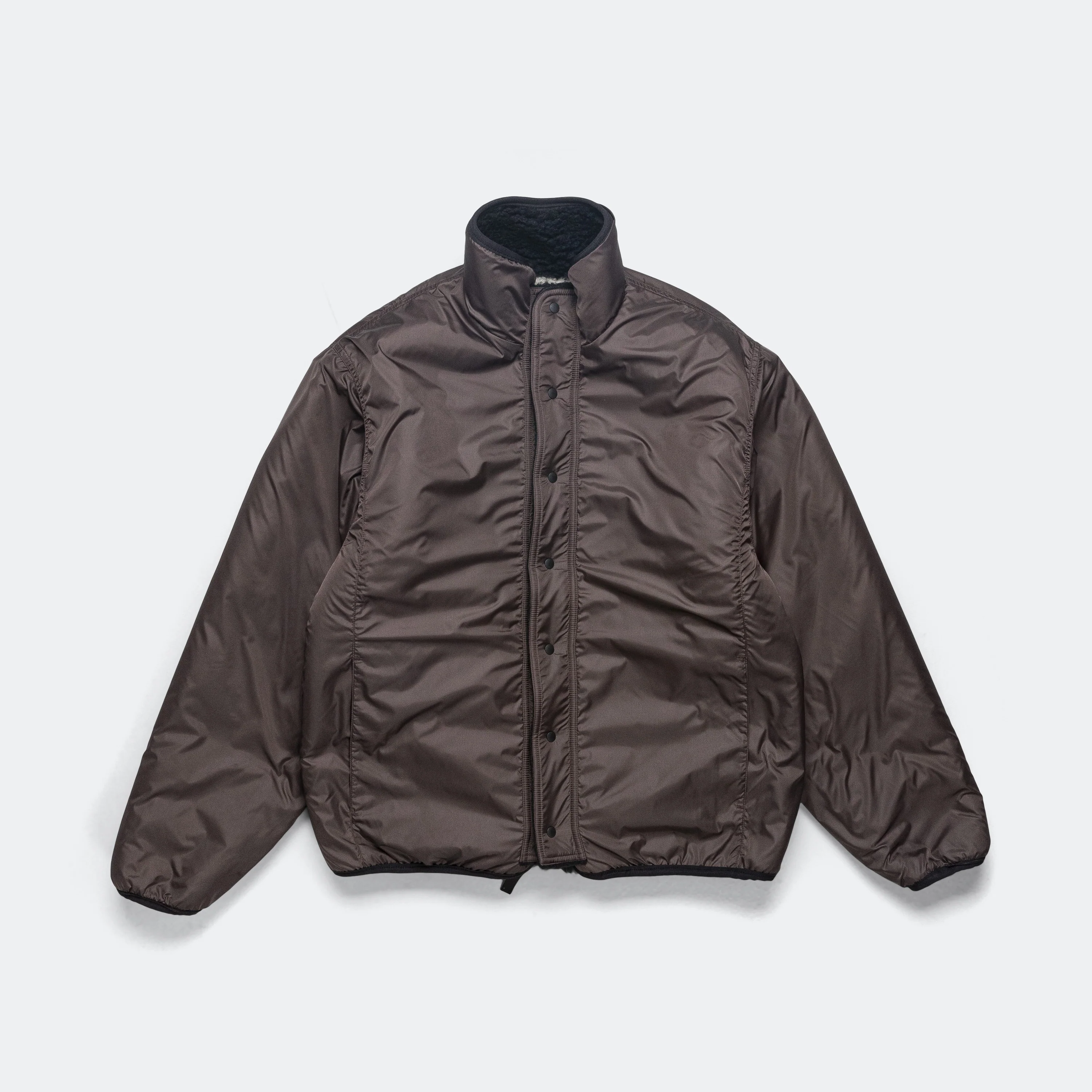 BONE Boa Fleece Reversible Blouson - Black - Image 4