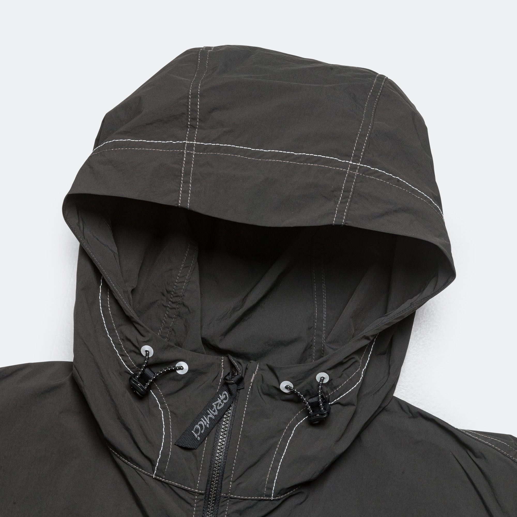 Brushed Nylon Jacket x and wander - Charcoal - Image 2
