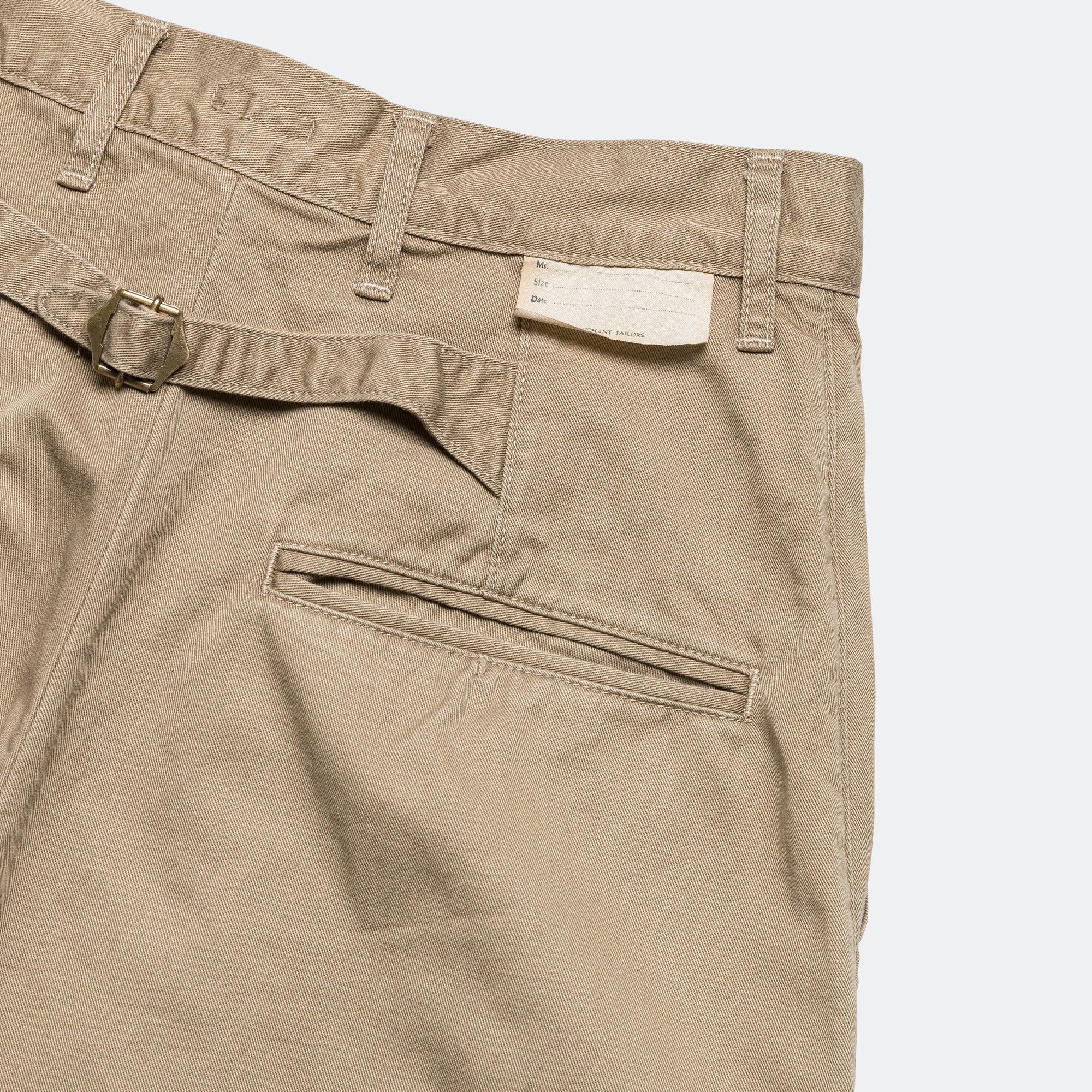 Chino High Waisted NIME Pants - Beige - Image 4