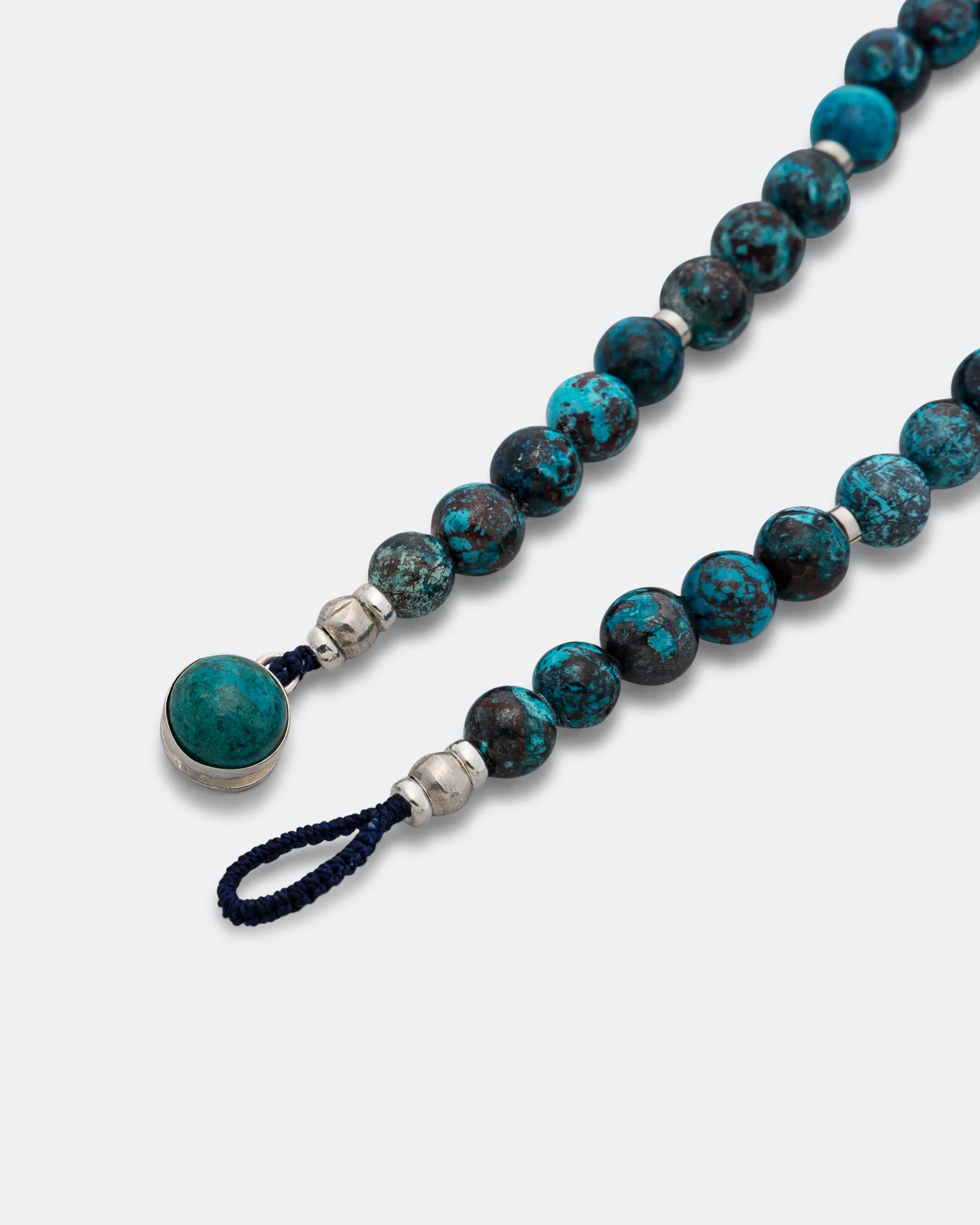 Circle8 Bracelet - Chrysocolla/925 Silver - Image 4