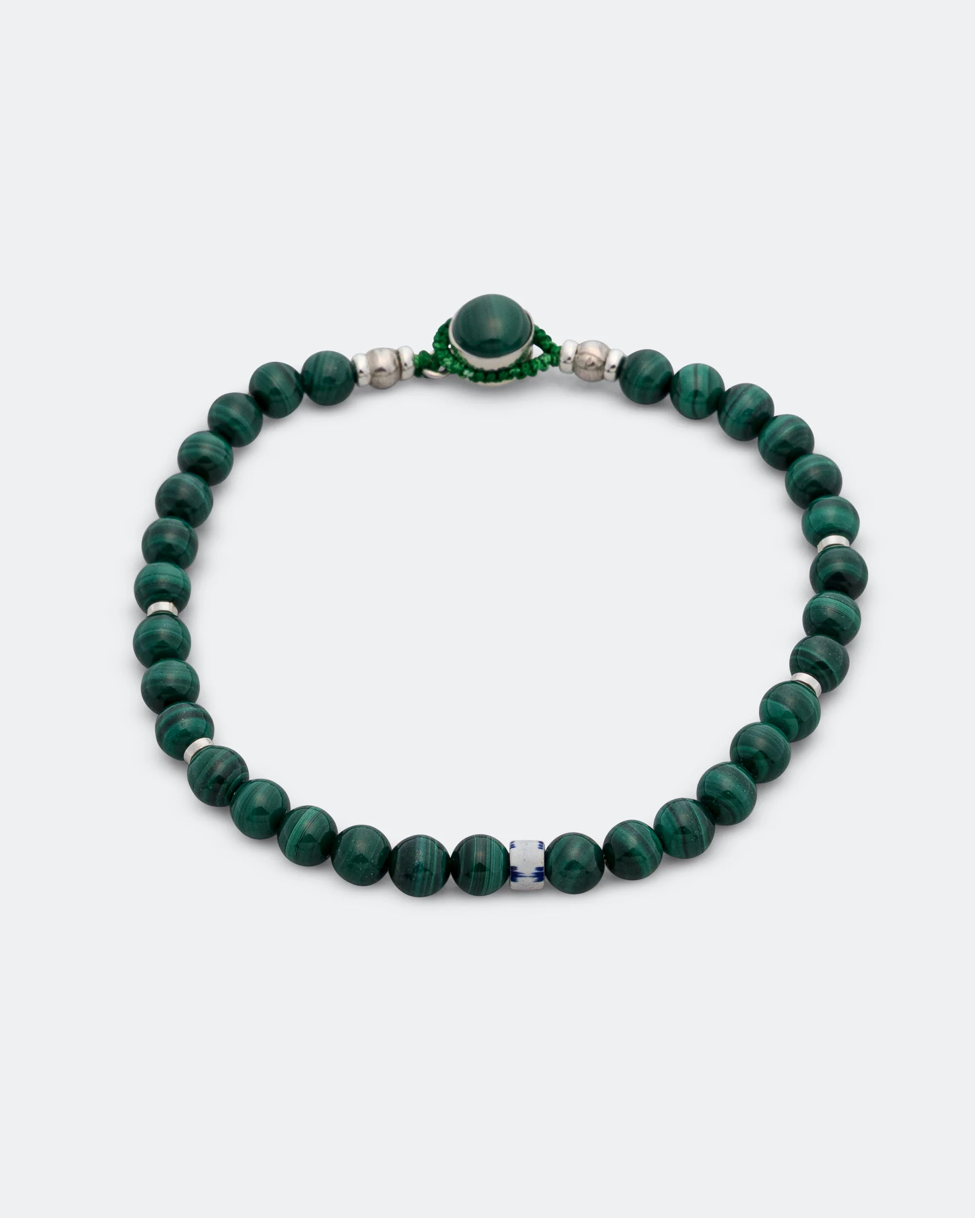 Circle8 Bracelet - Malachite/925 Silver