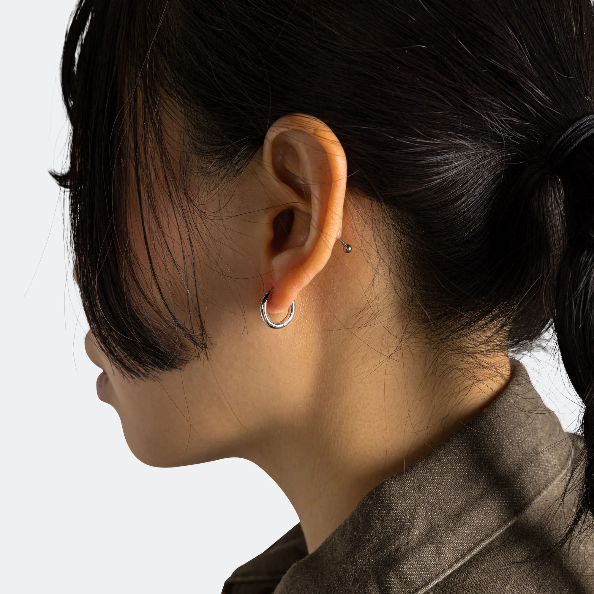 Classic Hoops Small - 925 Silver - Image 5