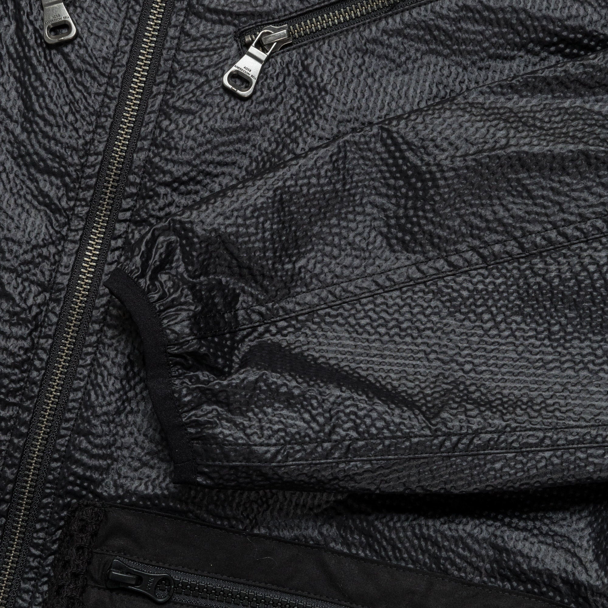 Convex Collarless Jacket - Black - Image 5