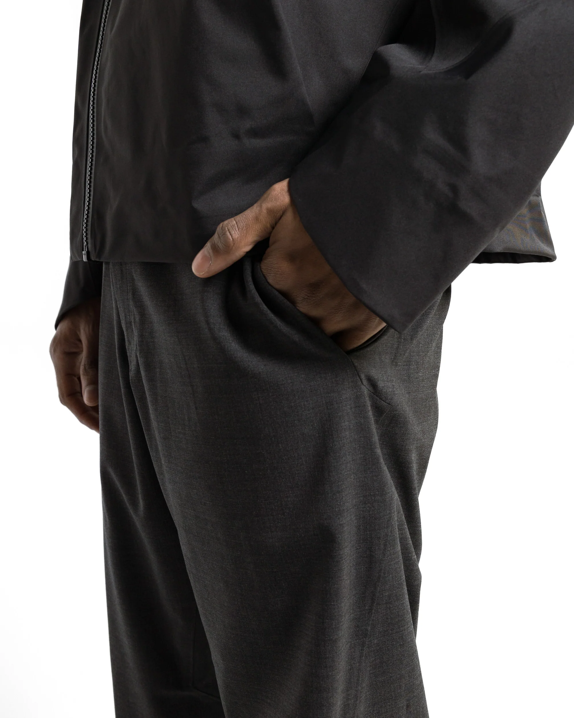 Convex Wool Pant - Black Heather - Image 5