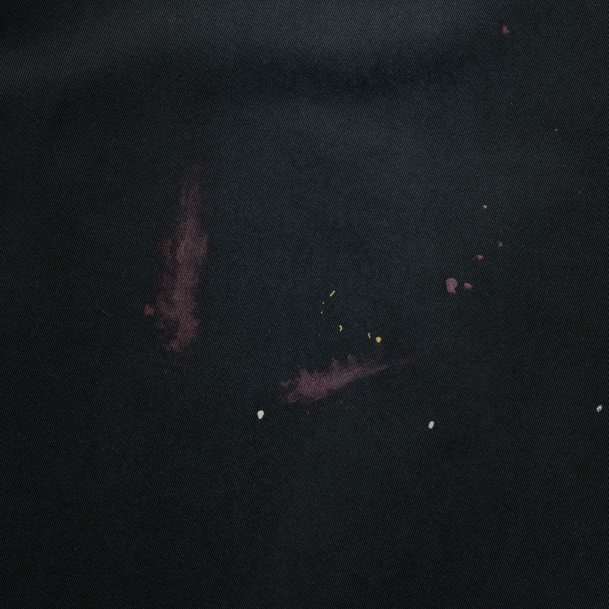 Cotton Jersey Paint Splatter Pants - Black - Image 5